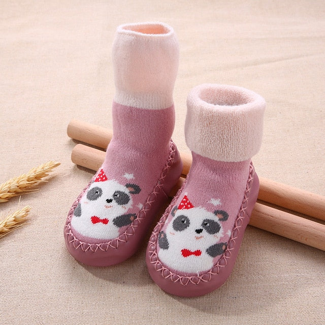 Indoor Baby Socks/ Terry Cotton Baby Girl Socks for 0-3 yrs