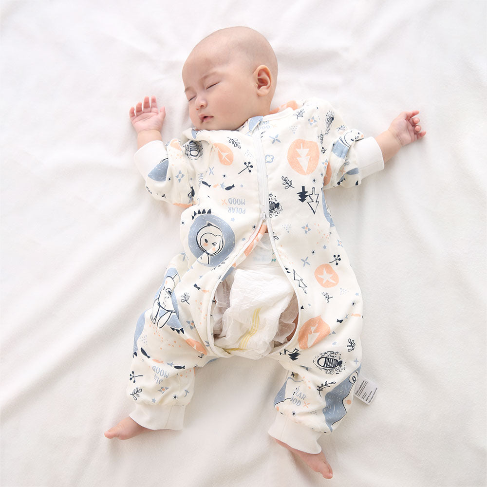 Baby Sleep suit/ Removable Sleeves for 0-4 Yrs