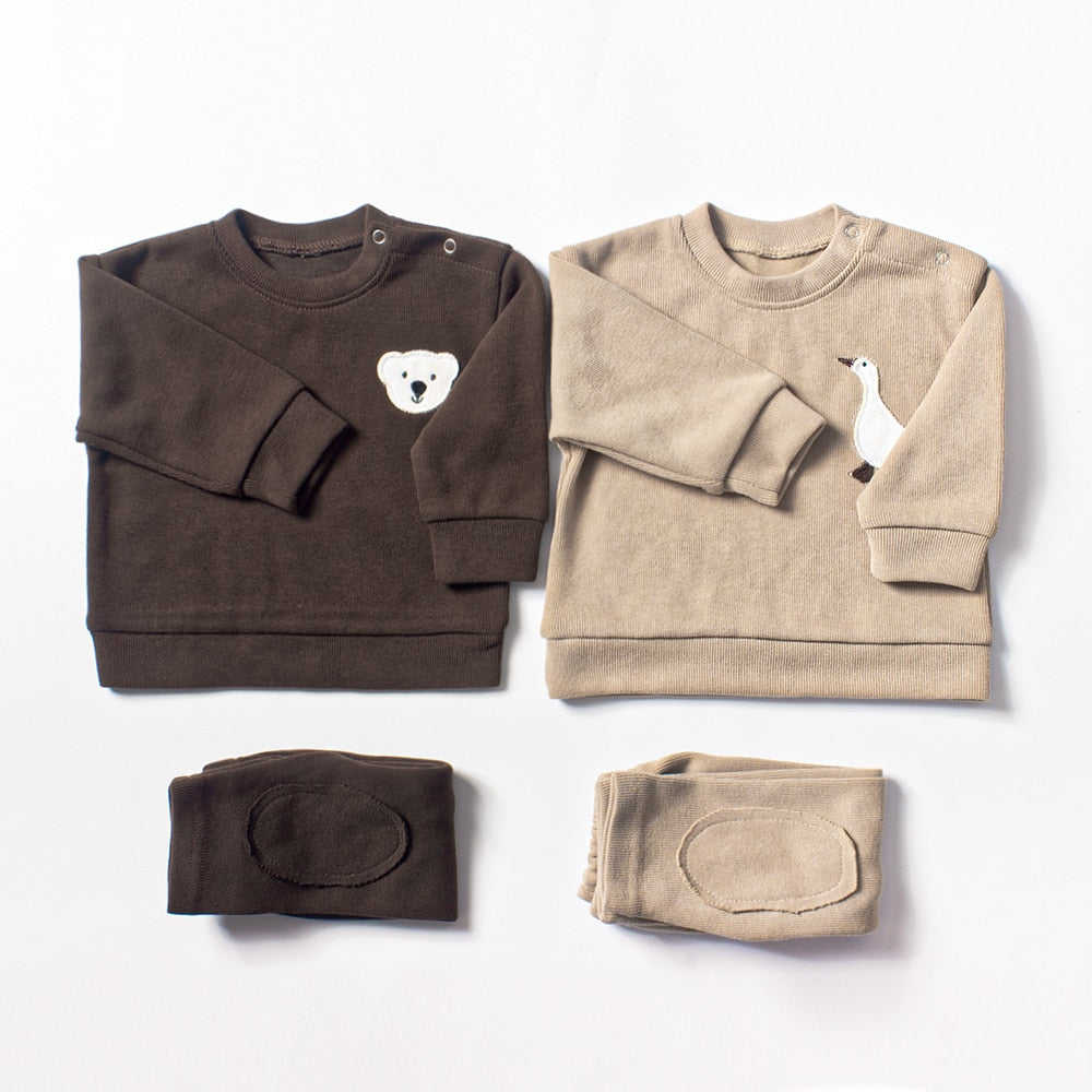 Angry goose Baby Sweatshirts Sets