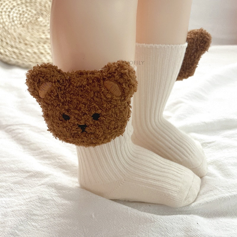 Baby Socks for Kids / Soft Cotton Bear Children Socken For 0-3 Yrar