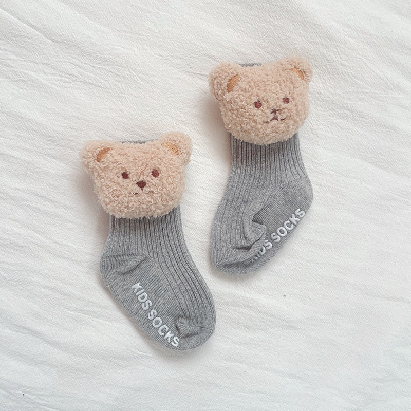 Baby Socks for Kids / Soft Cotton Bear Children Socken For 0-3 Yrar