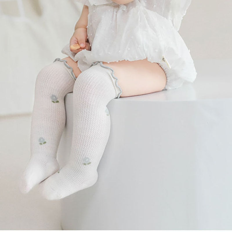 Baby Socks/ Over-the-Knee Long Tube Cotton Socks for 1-3 yrs