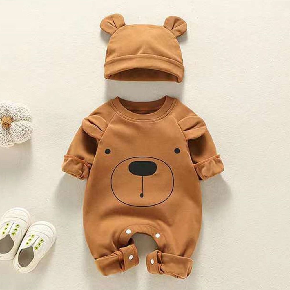 Uncle Bear Baby Jumpsuits