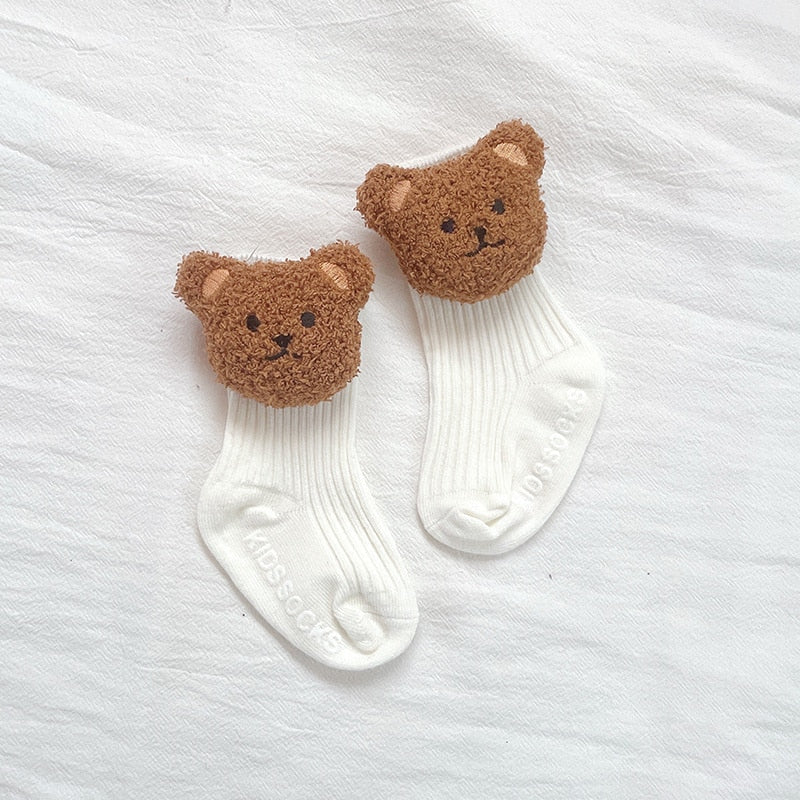 Baby Socks for Kids / Soft Cotton Bear Children Socken For 0-3 Yrar