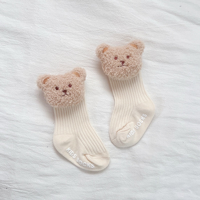 Baby Socks for Kids / Soft Cotton Bear Children Socken For 0-3 Yrar