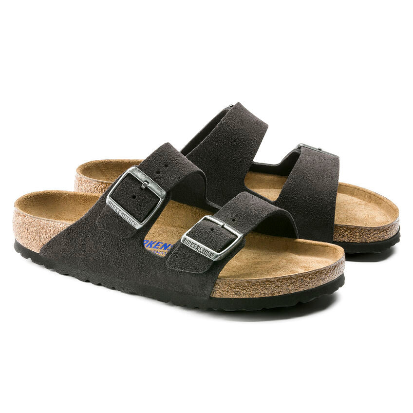 Arizona Soft Footbed Suede Leather Sandal