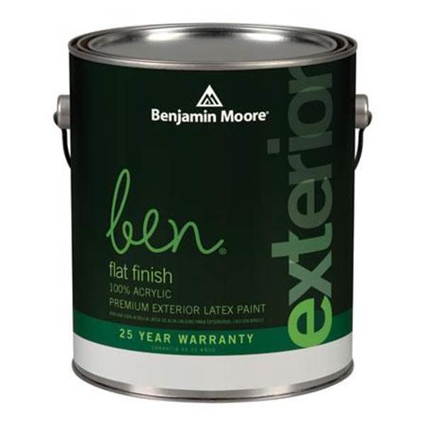 GAL ben Exterior Acrylic Latex Paint - Flat Finish