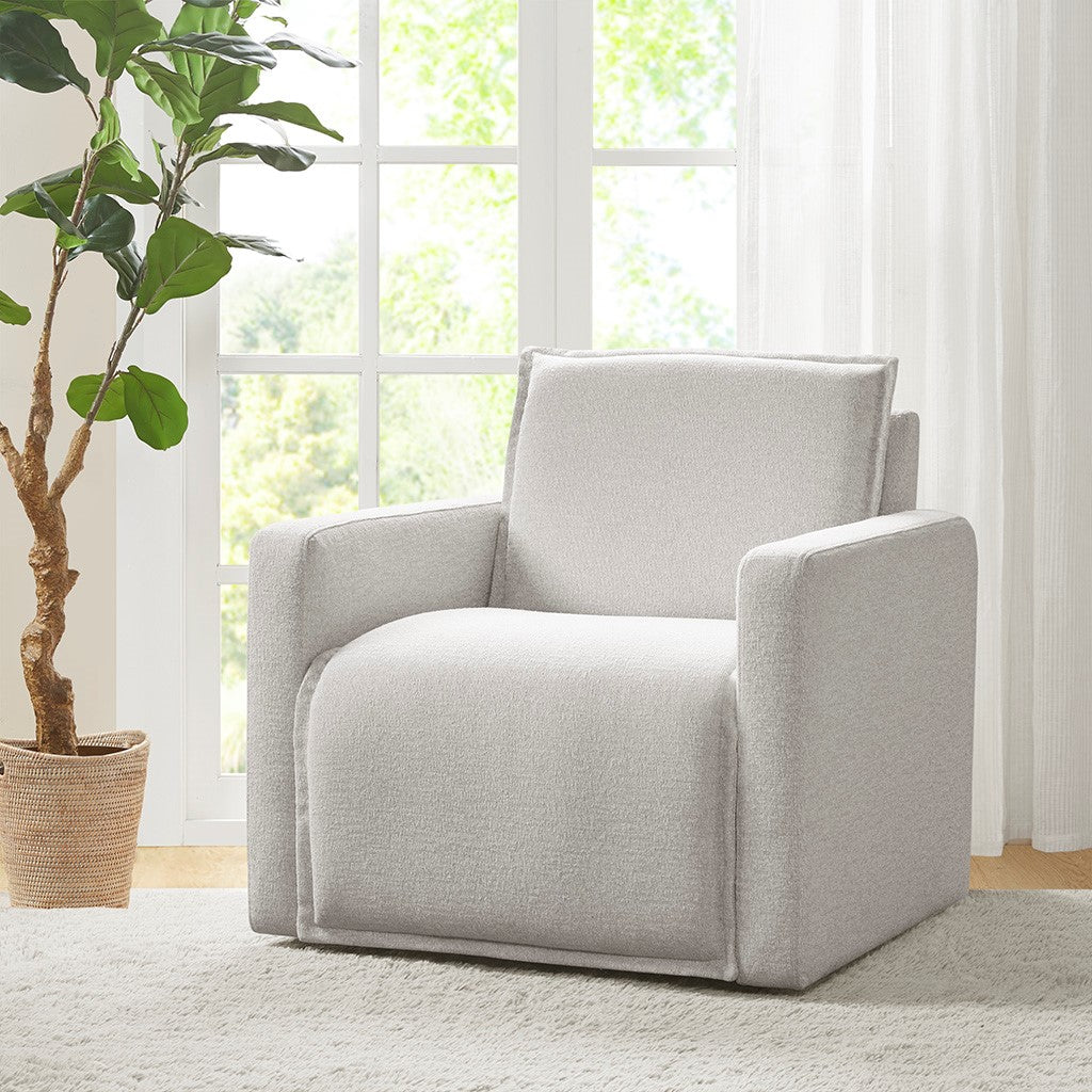 Kubrick Swivel Chair - Ivory