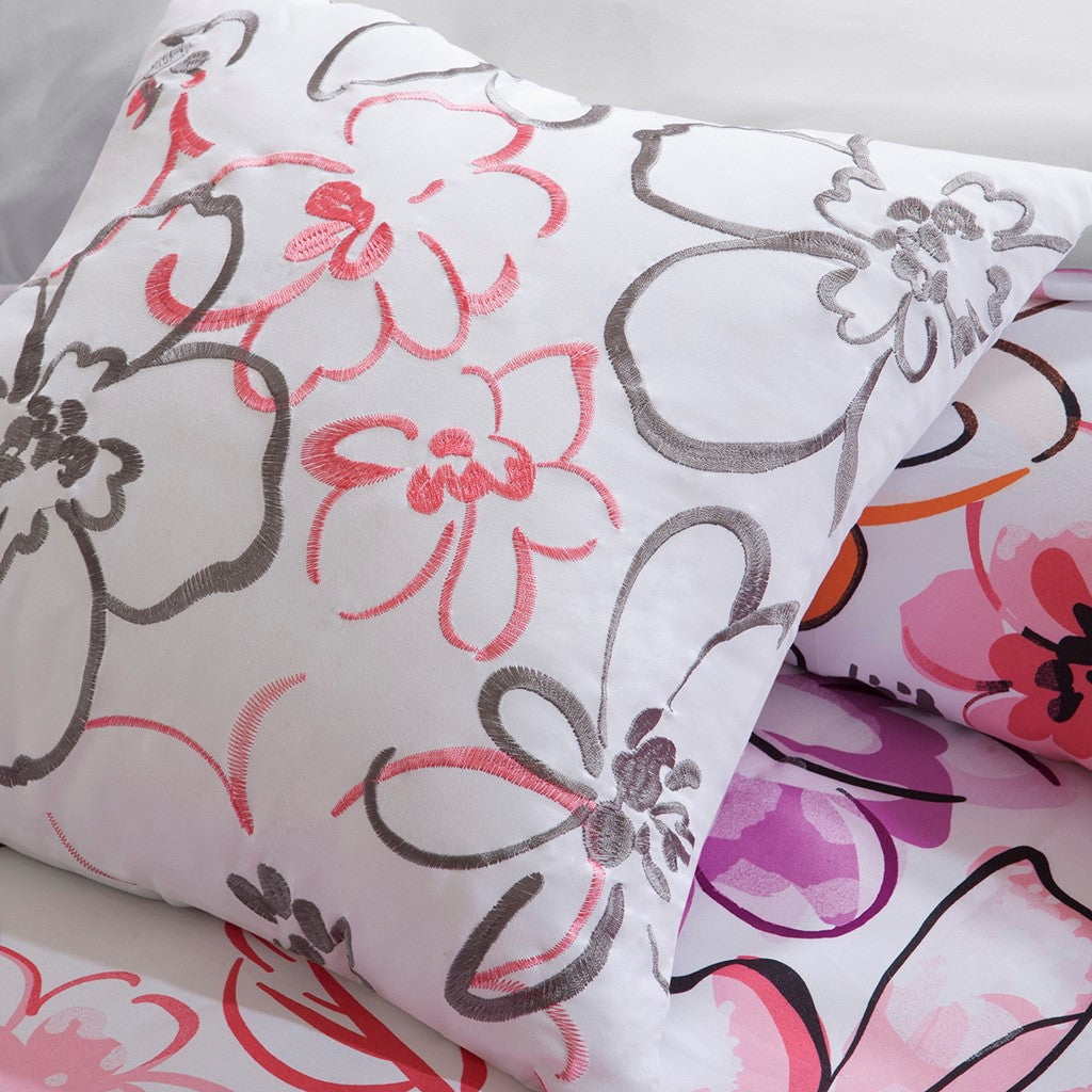 Olivia Comforter Set - Pink - Twin Size / Twin XL Size