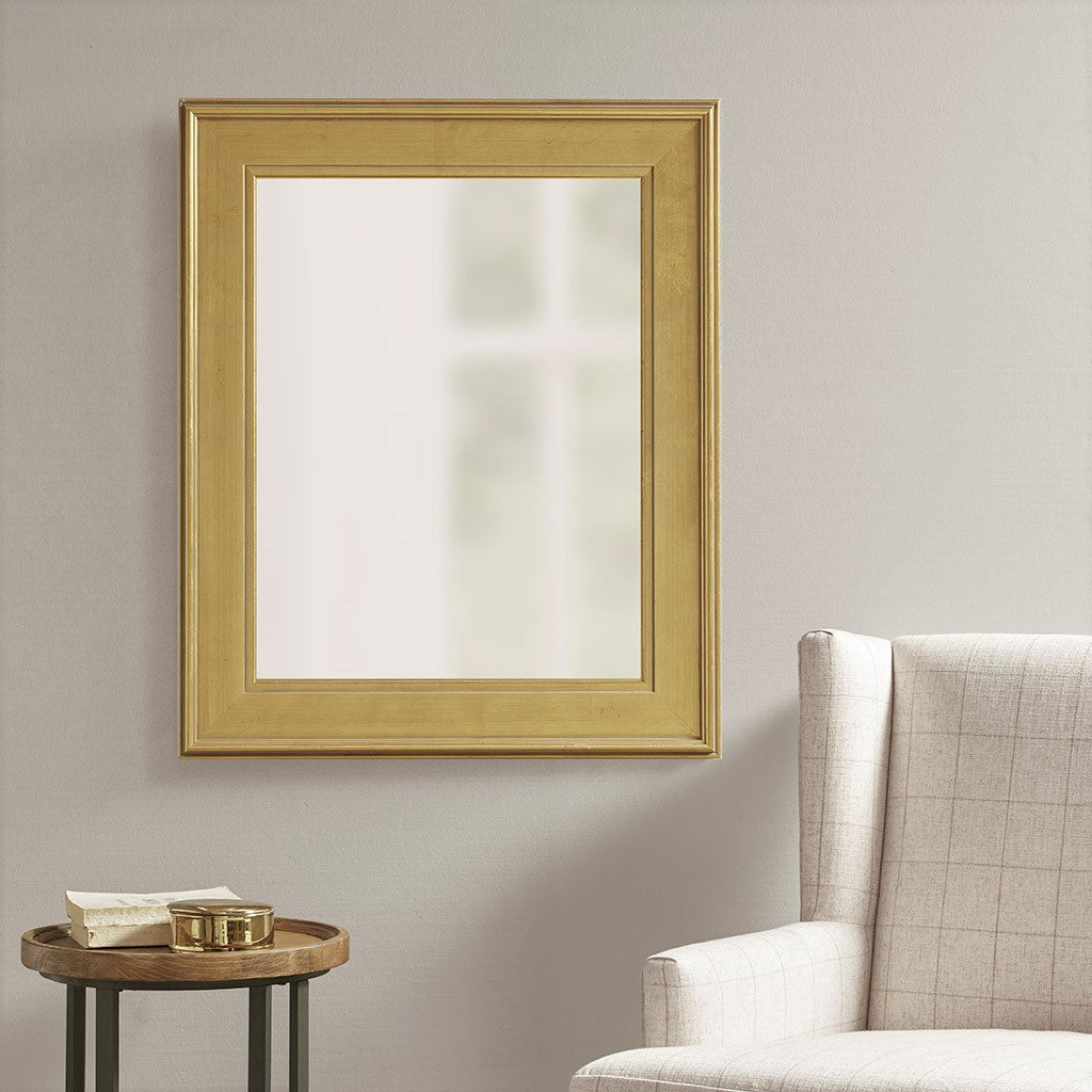 Westchester Rectangle Accent Mirror
 - Antique Gold