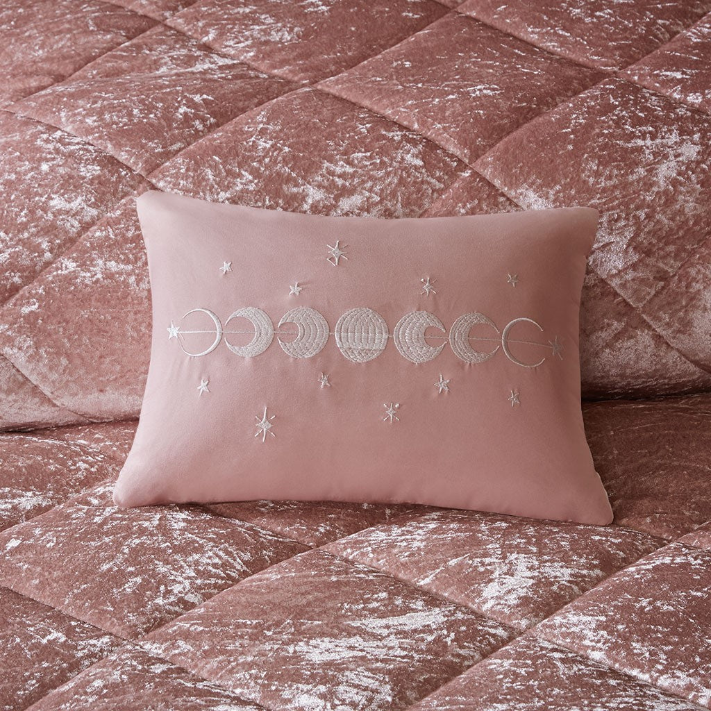 Felicia Velvet Duvet Cover Set - Blush - Twin Size / Twin XL Size