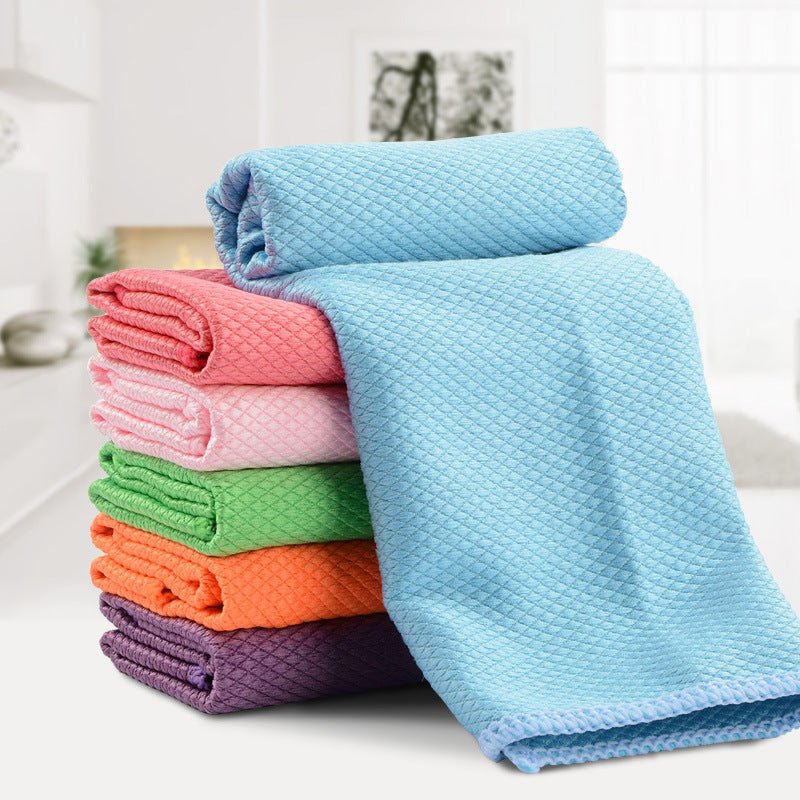Multicolor Pack of 5 Microfiber Cleaning Cloth
