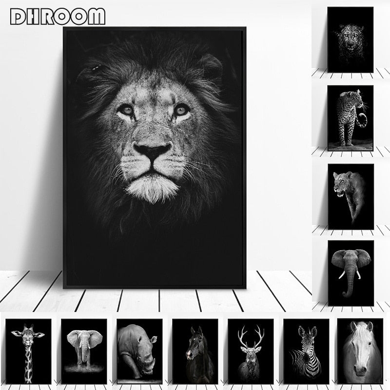 Canvas Painting Animal Wall Art