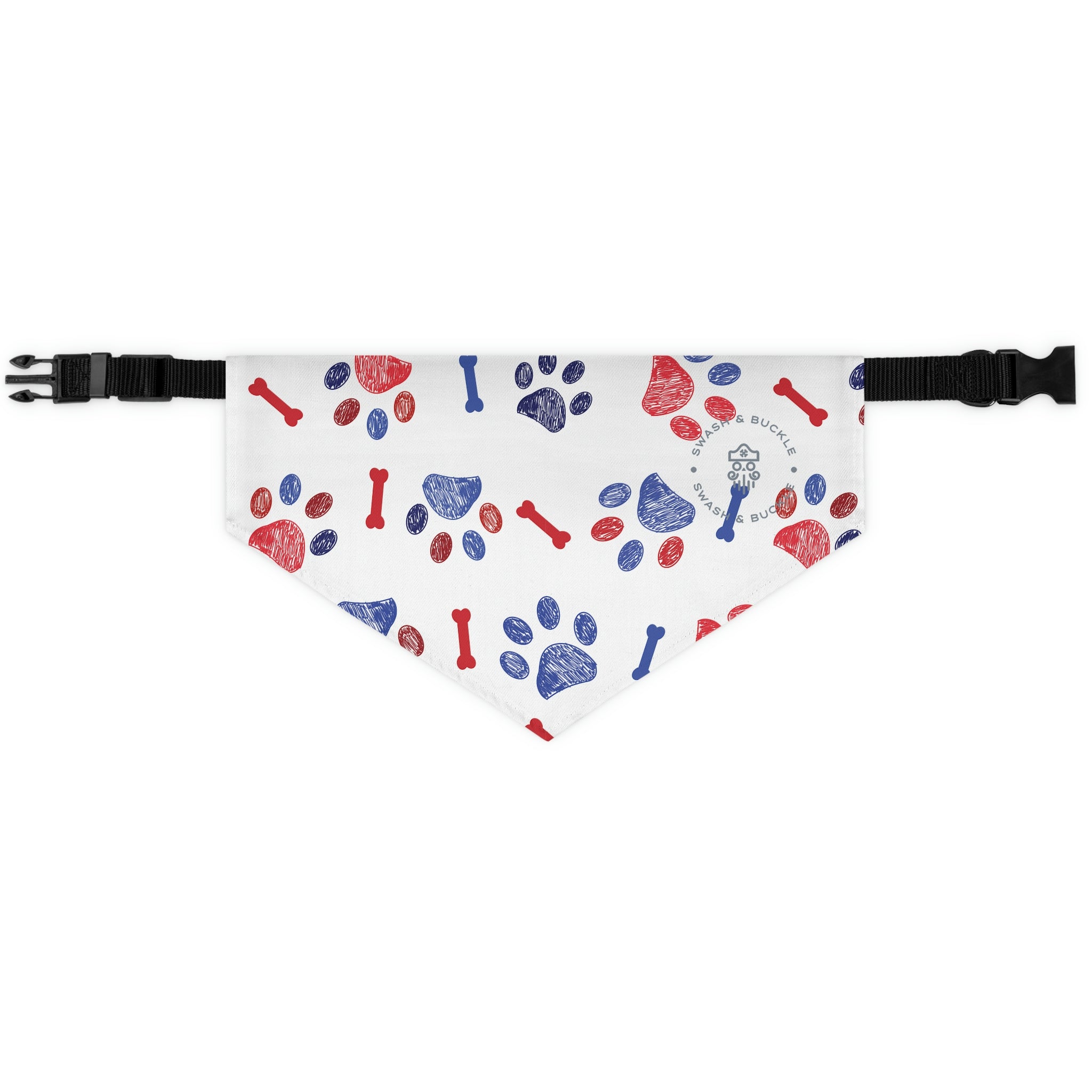 S&B Red White and Blue Pet Bandana Collar