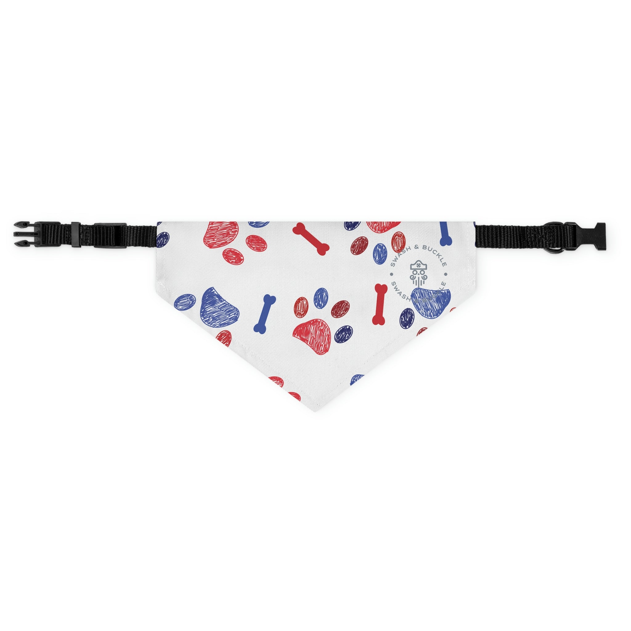 S&B Red White and Blue Pet Bandana Collar