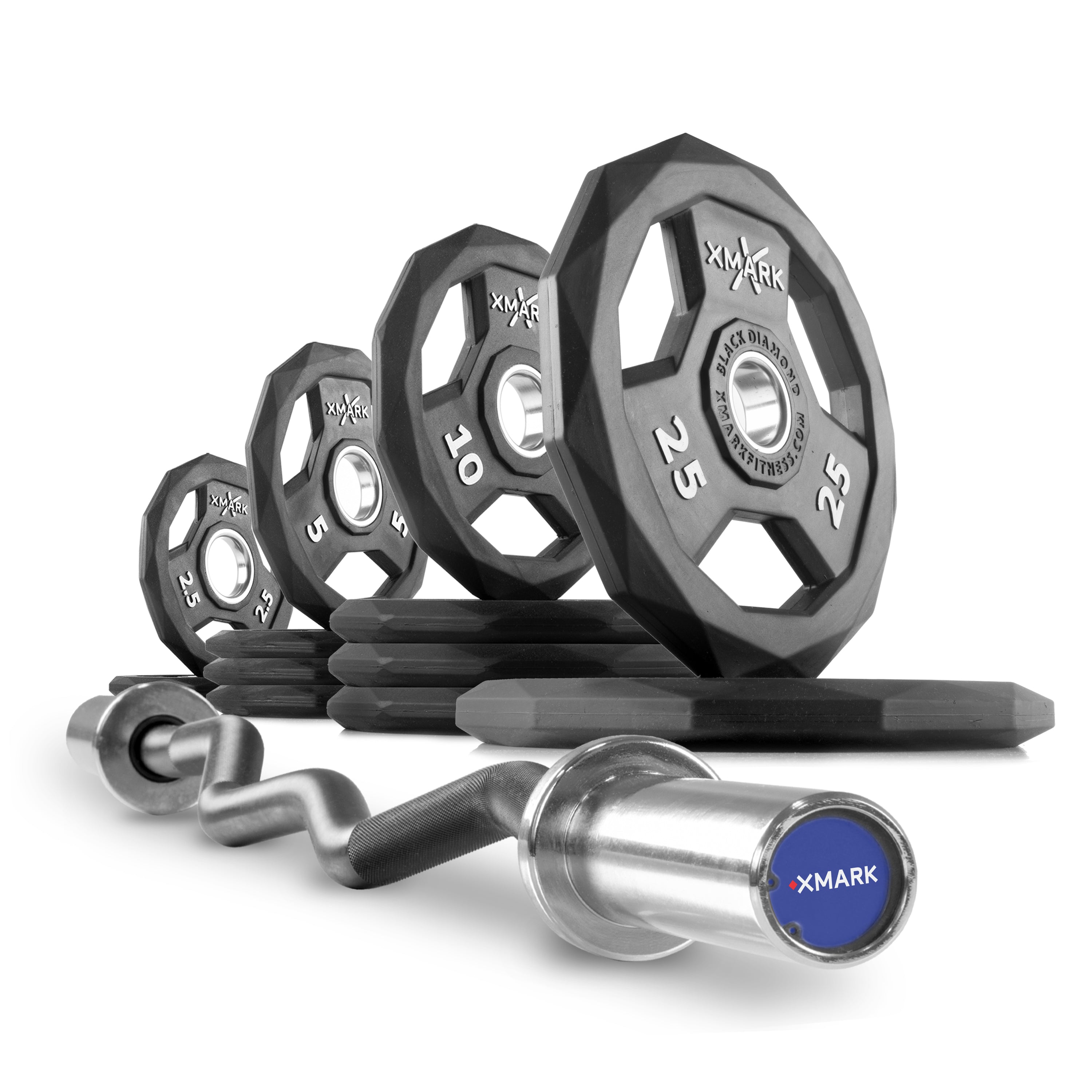 Black Diamond Curl Bar Weight Set Builder