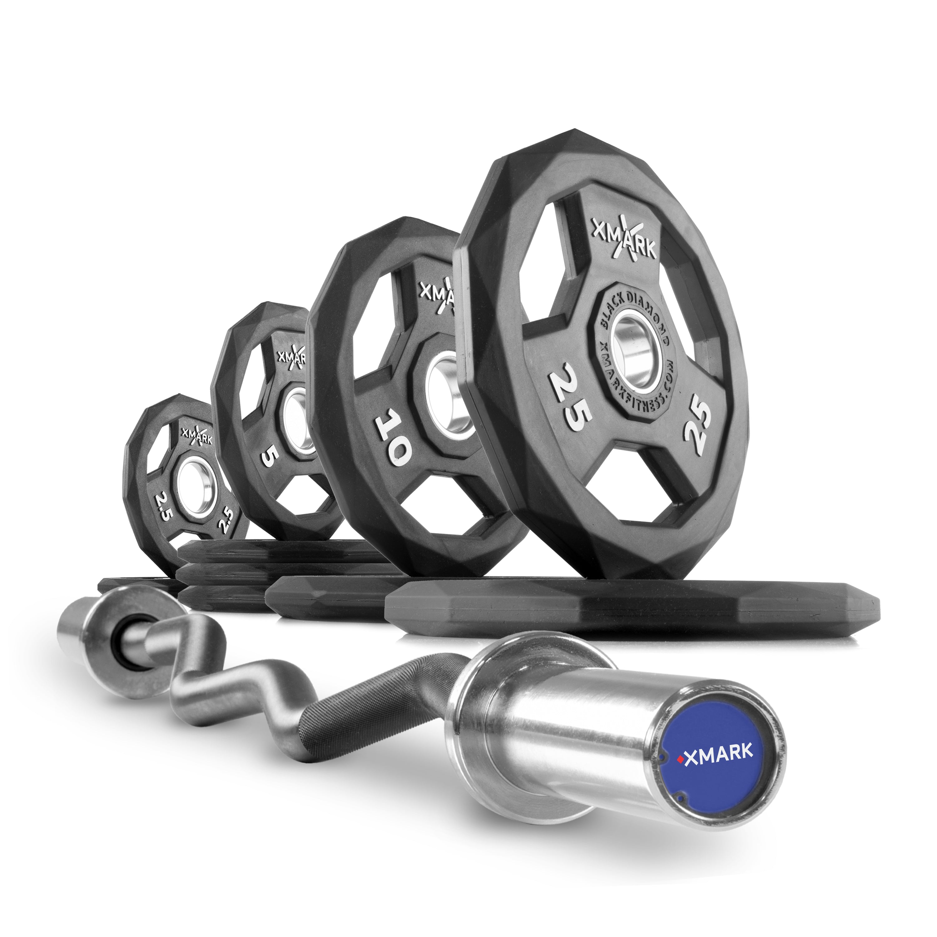 Black Diamond Curl Bar Weight Set Builder