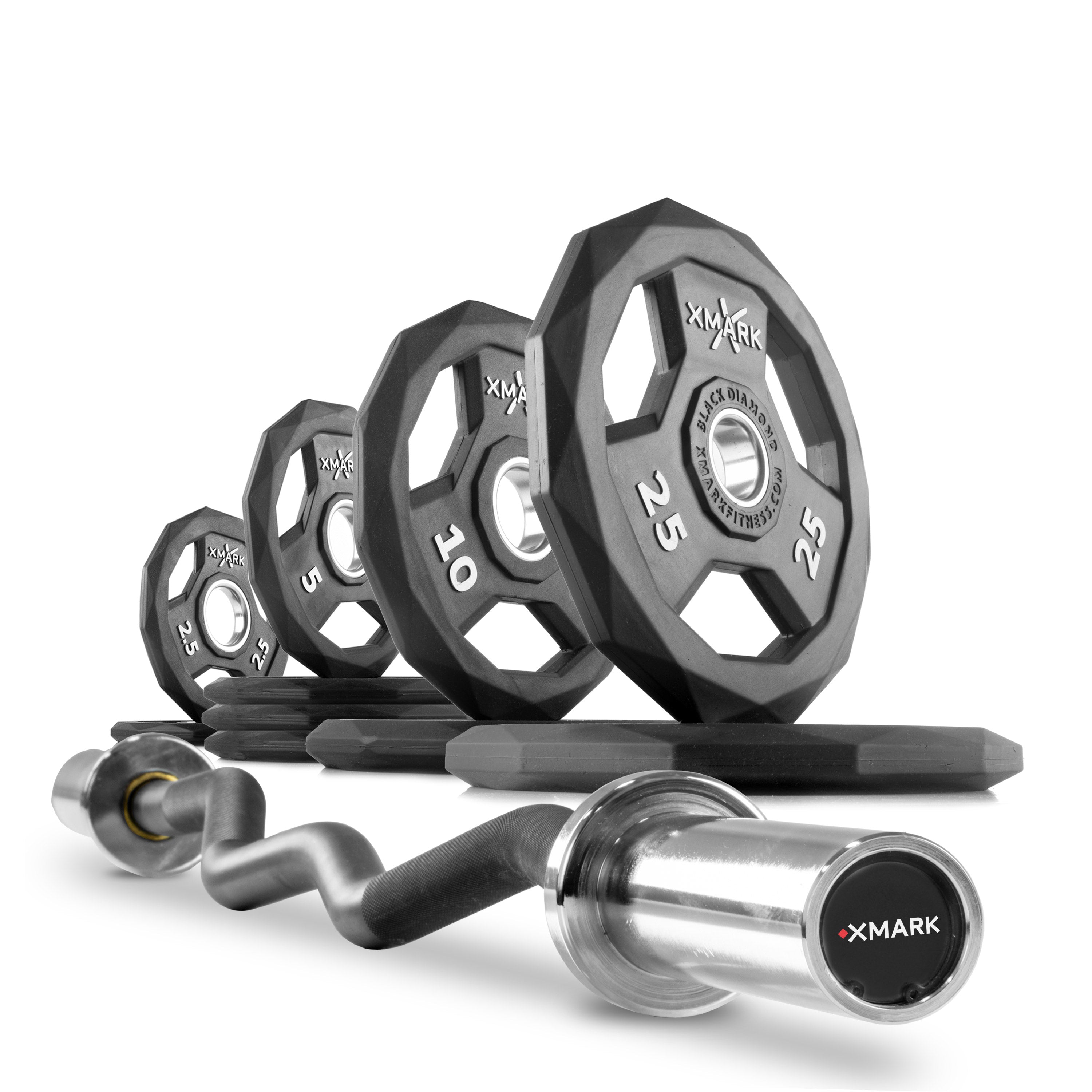 Black Diamond Curl Bar Weight Set Builder