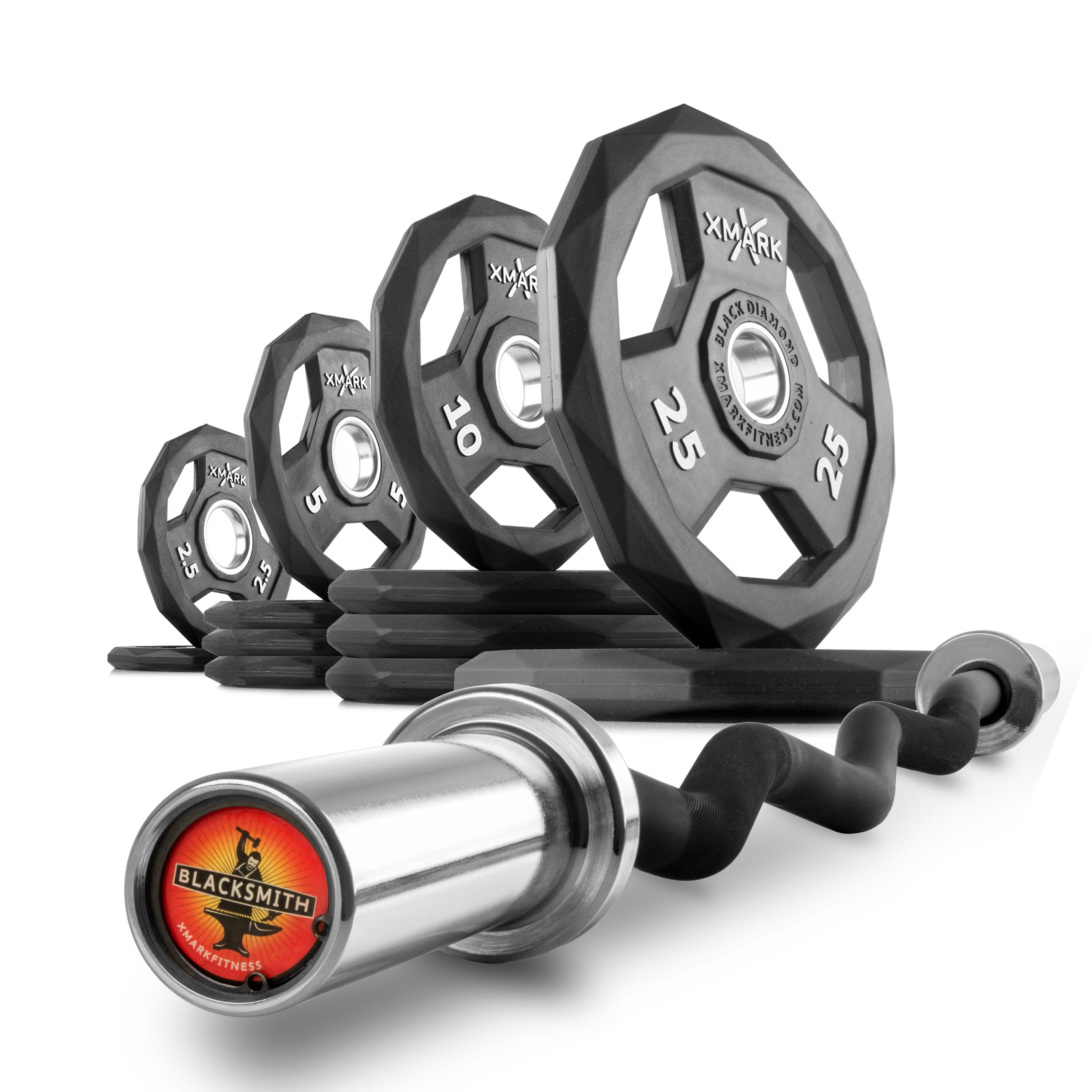 Black Diamond Curl Bar Weight Set Builder