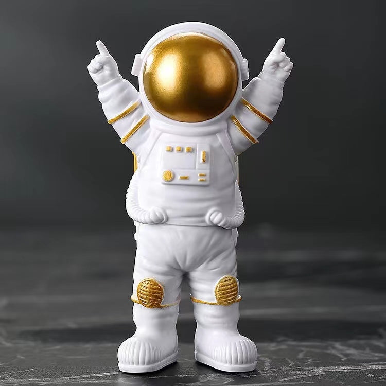 Little Astronaut with the Moon Garage Kit Figure