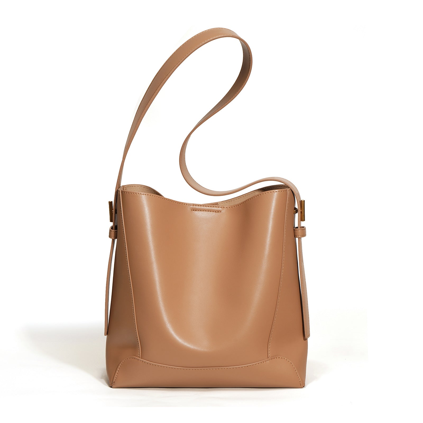 Drawstring bag Smooth Leather Bucket Bag