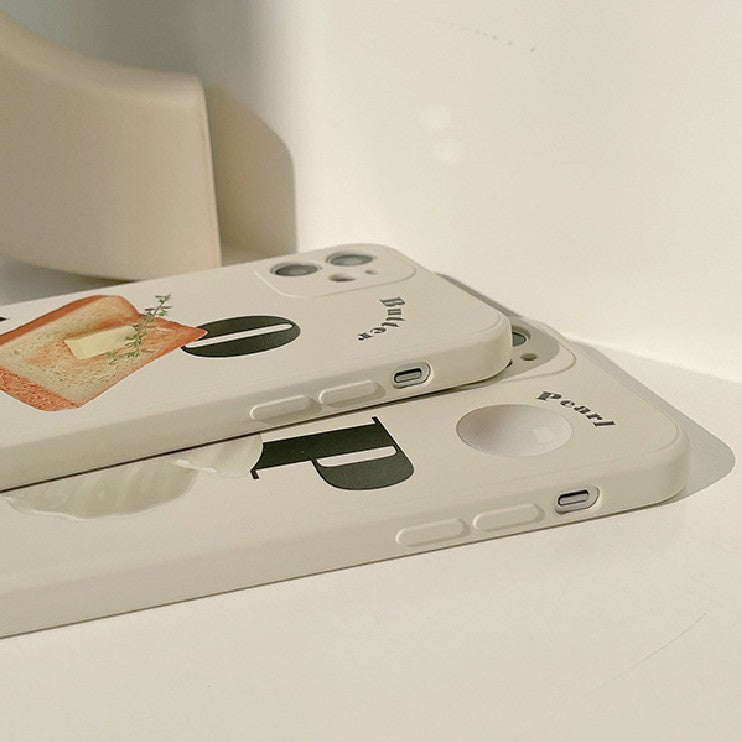 IPhone Liquid Silicone Rubber Case in Milky White