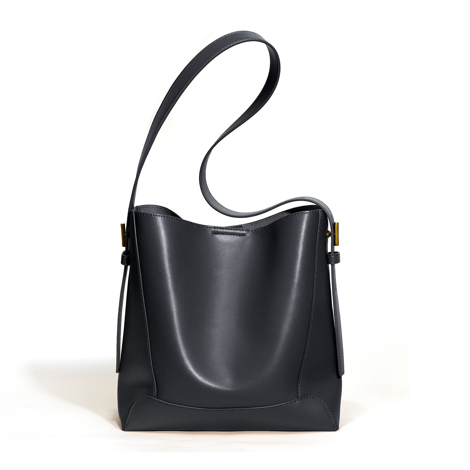 Drawstring bag Smooth Leather Bucket Bag