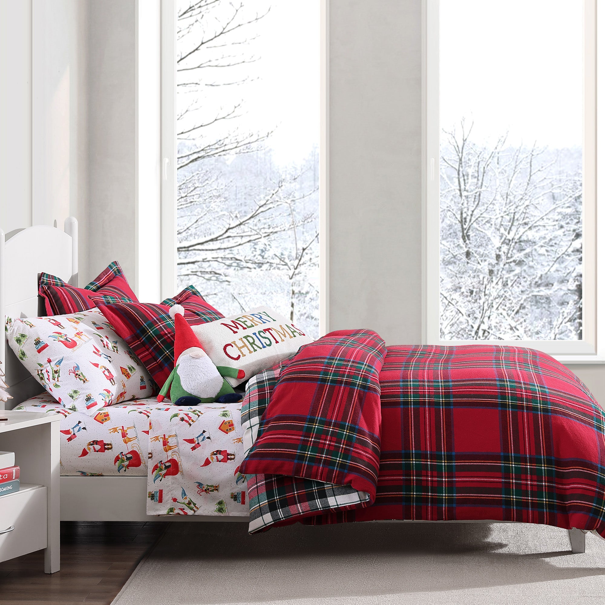 Spencer Plaid Flannel Duvet/Comforter Set