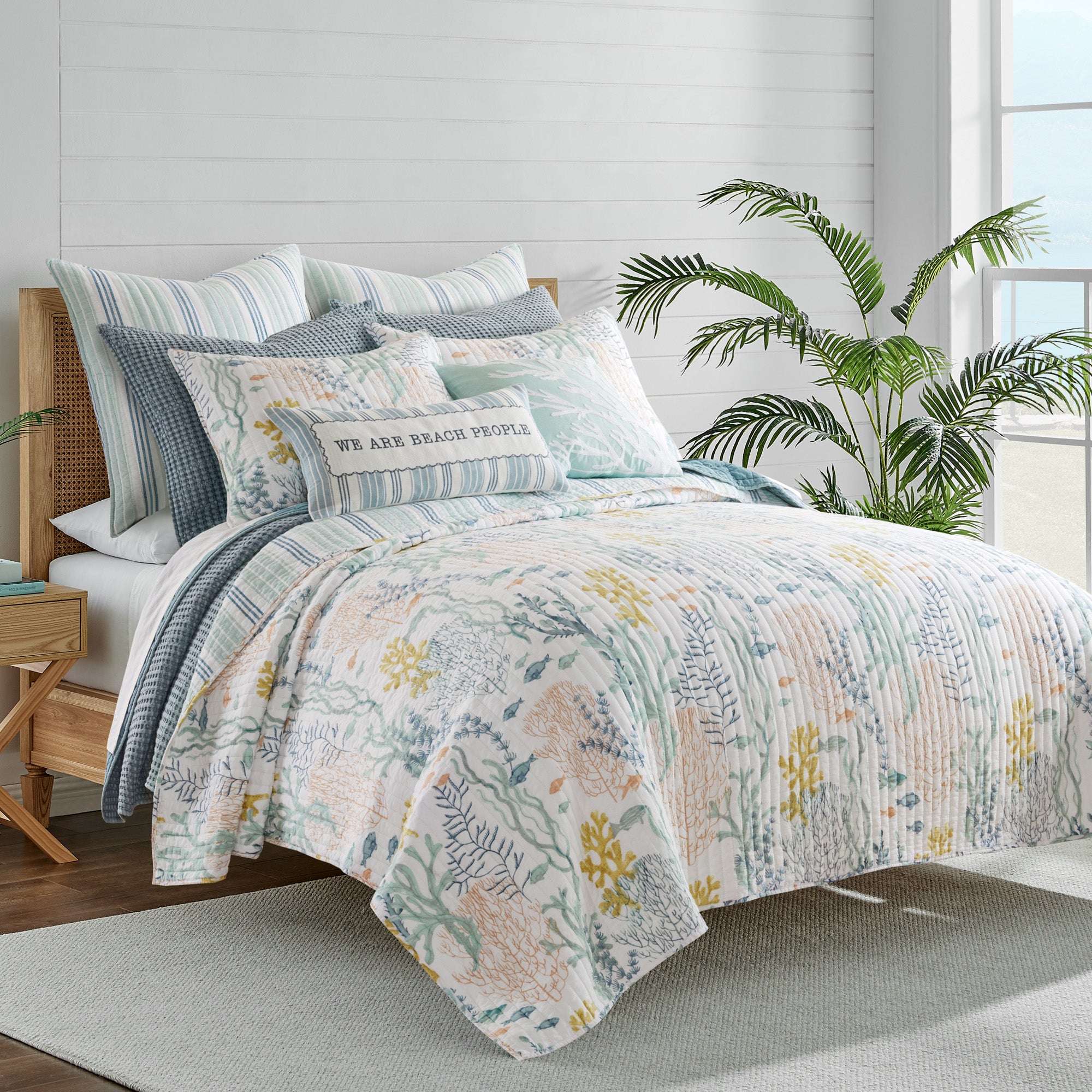 Ocean Meadow Euro Sham Set of 2