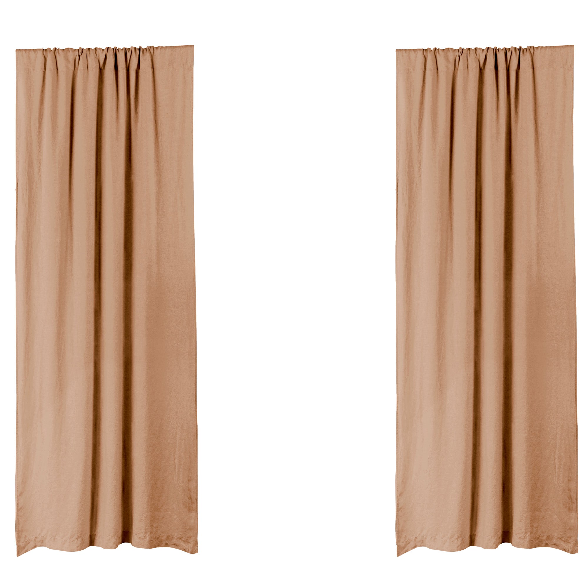 Washed Linen Drape Panel - Set of 2