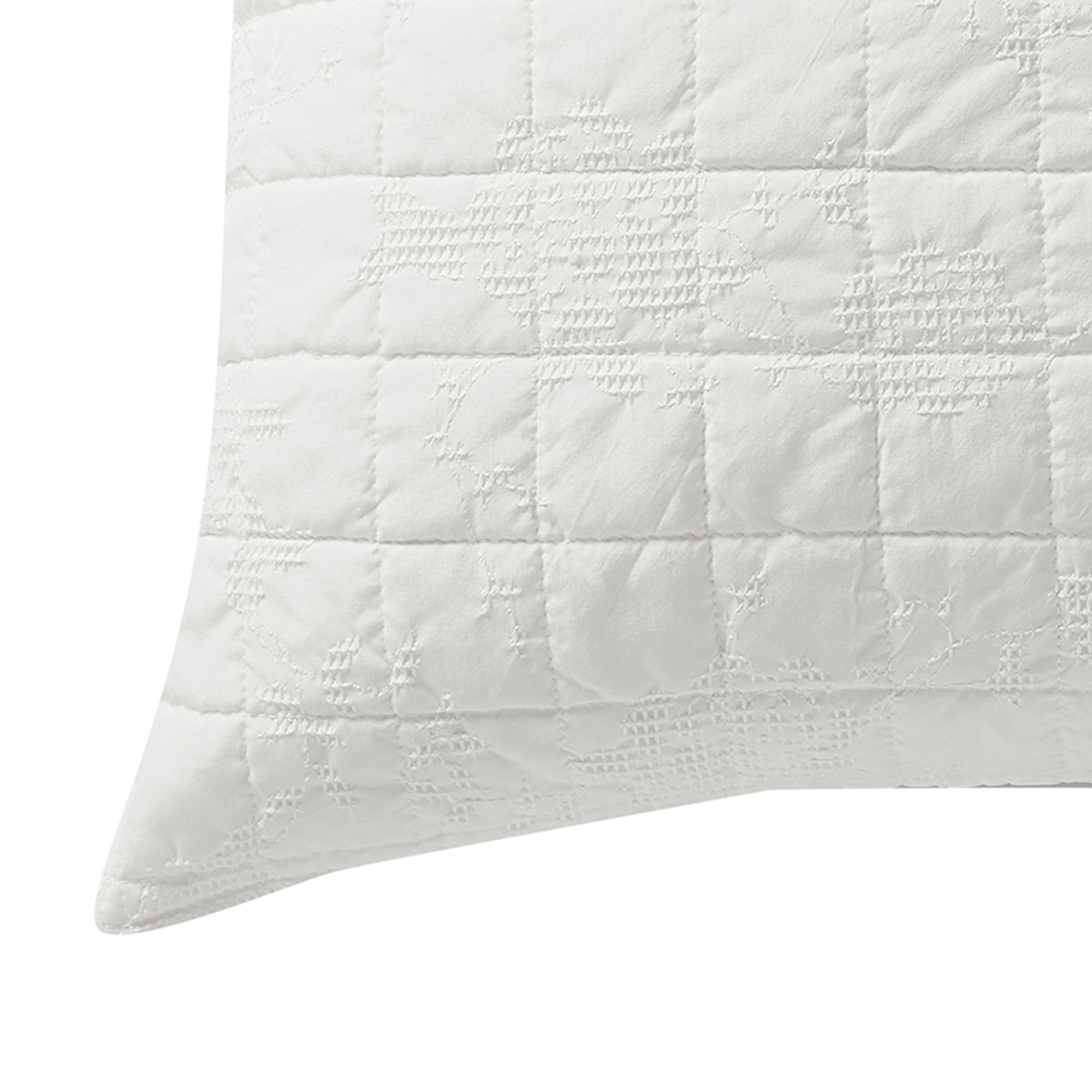 Bowie White Euro Sham Set of 2