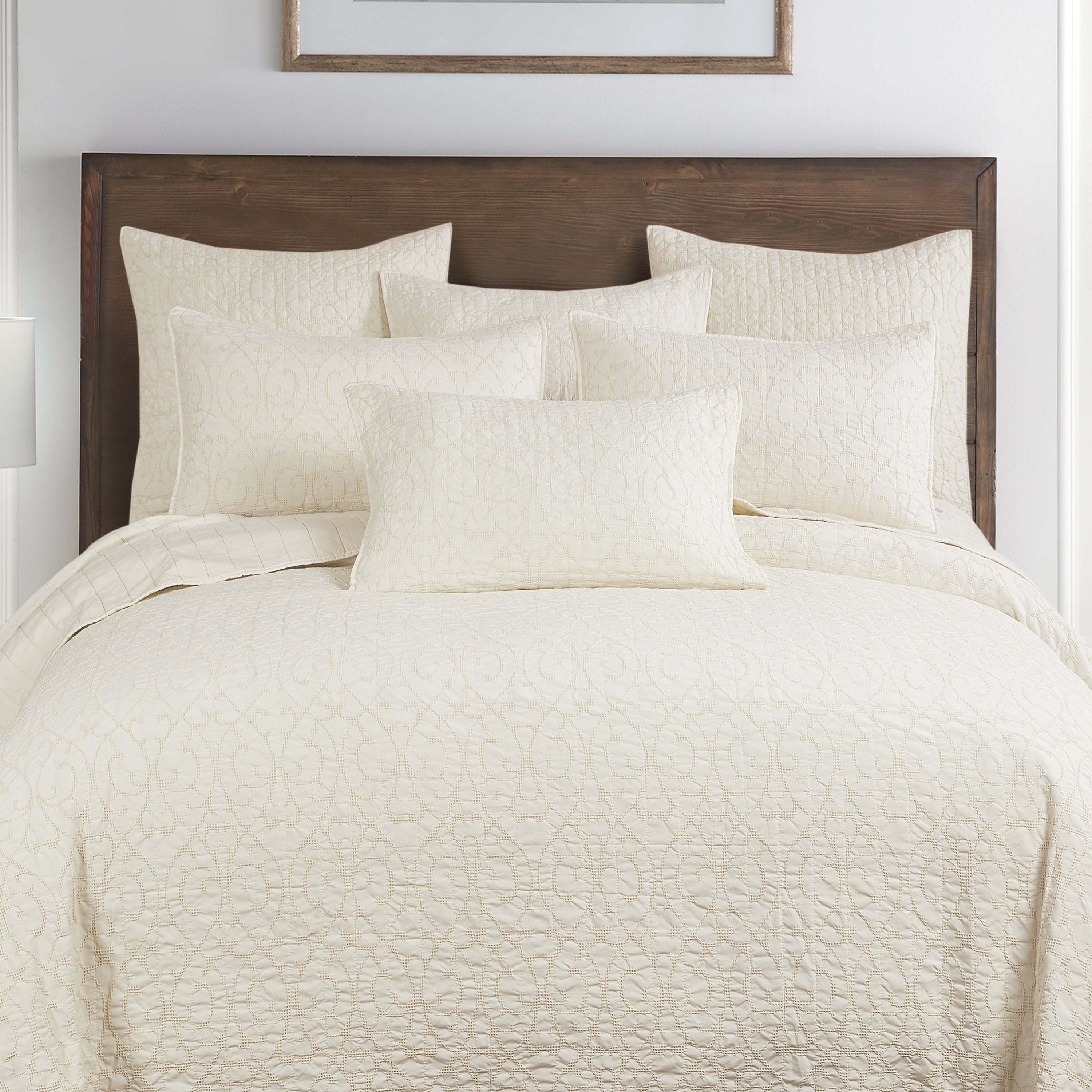 Beckett Cream Bedspread Set