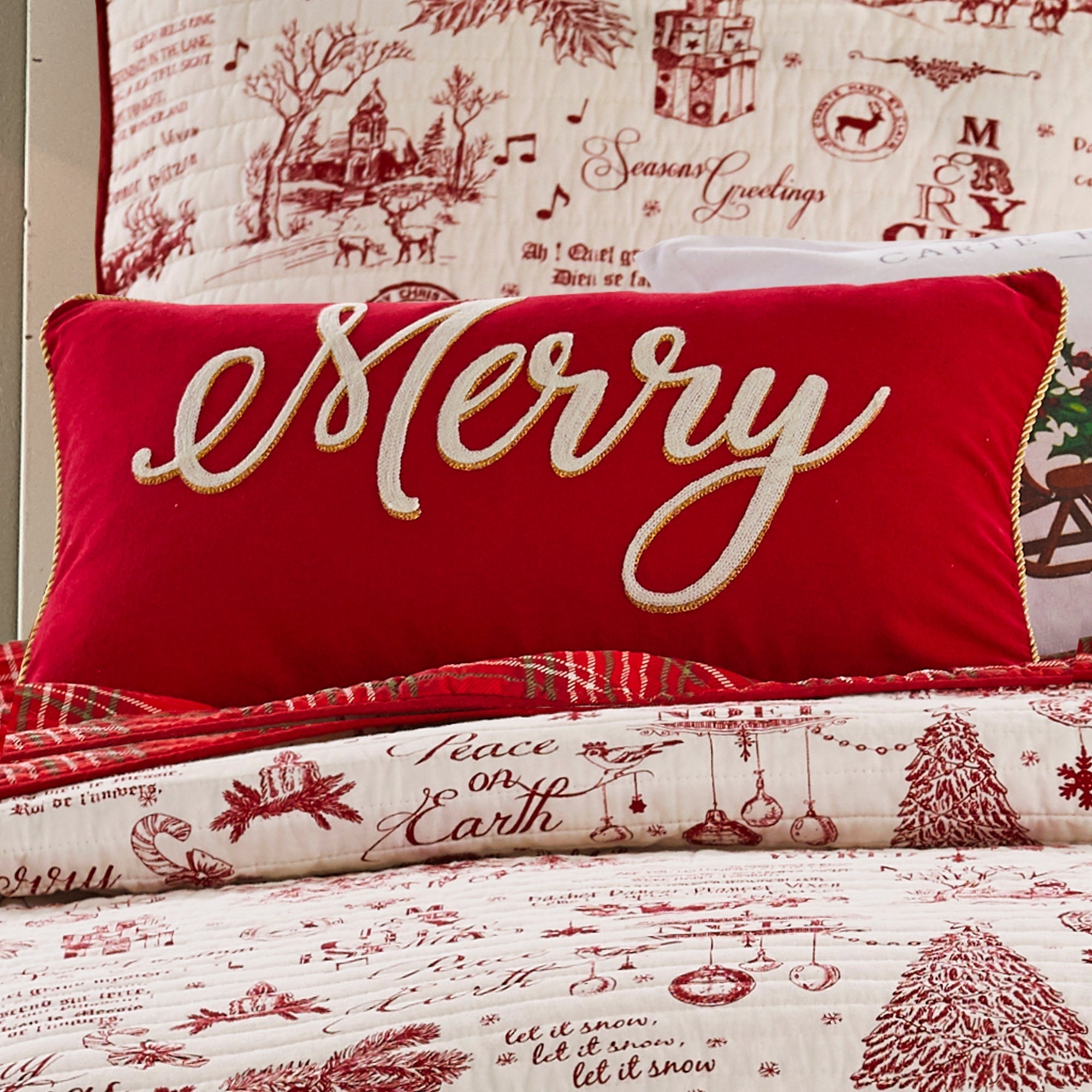 Yuletide Merry Pillow