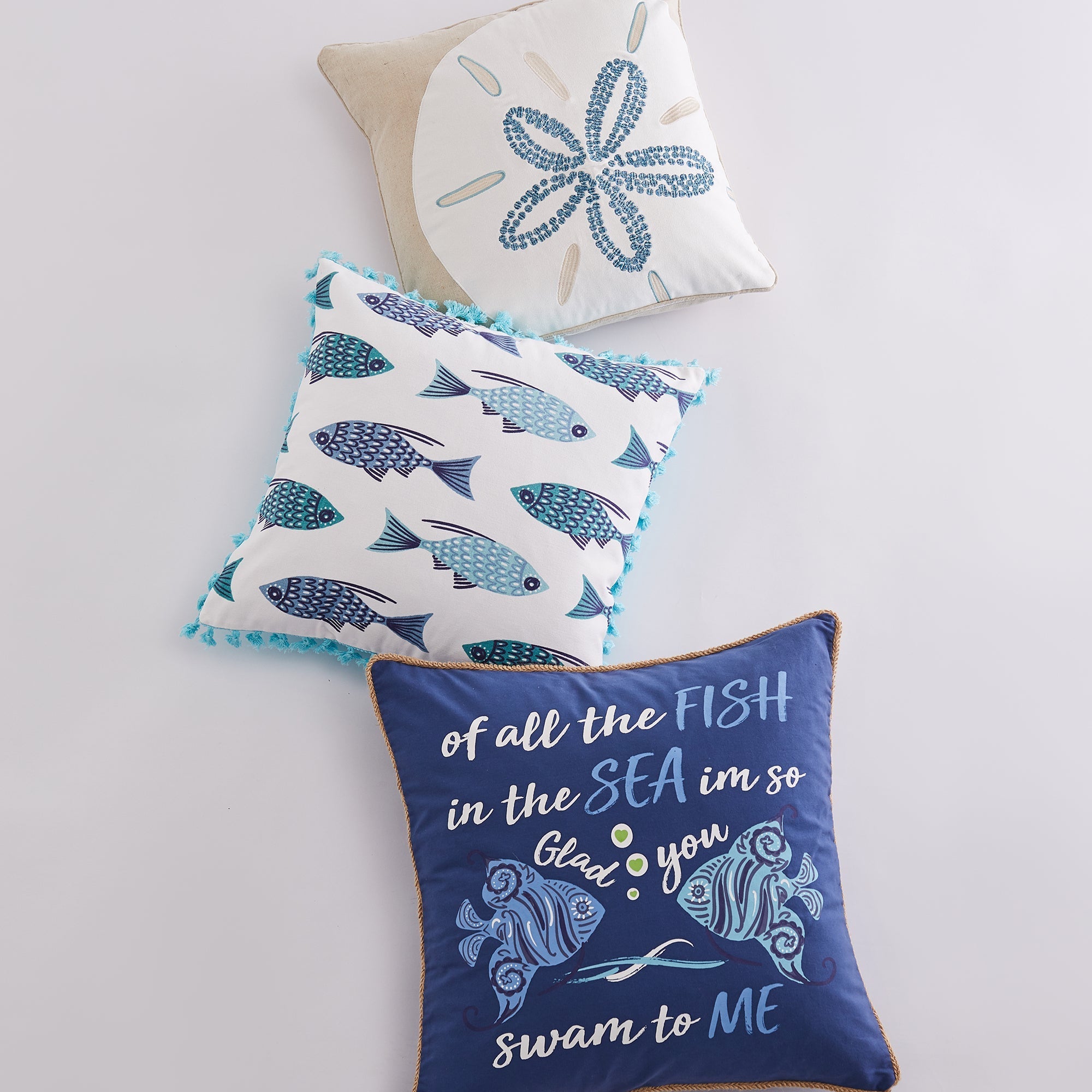 Laida Beach Fish, Sea, Me Pillow