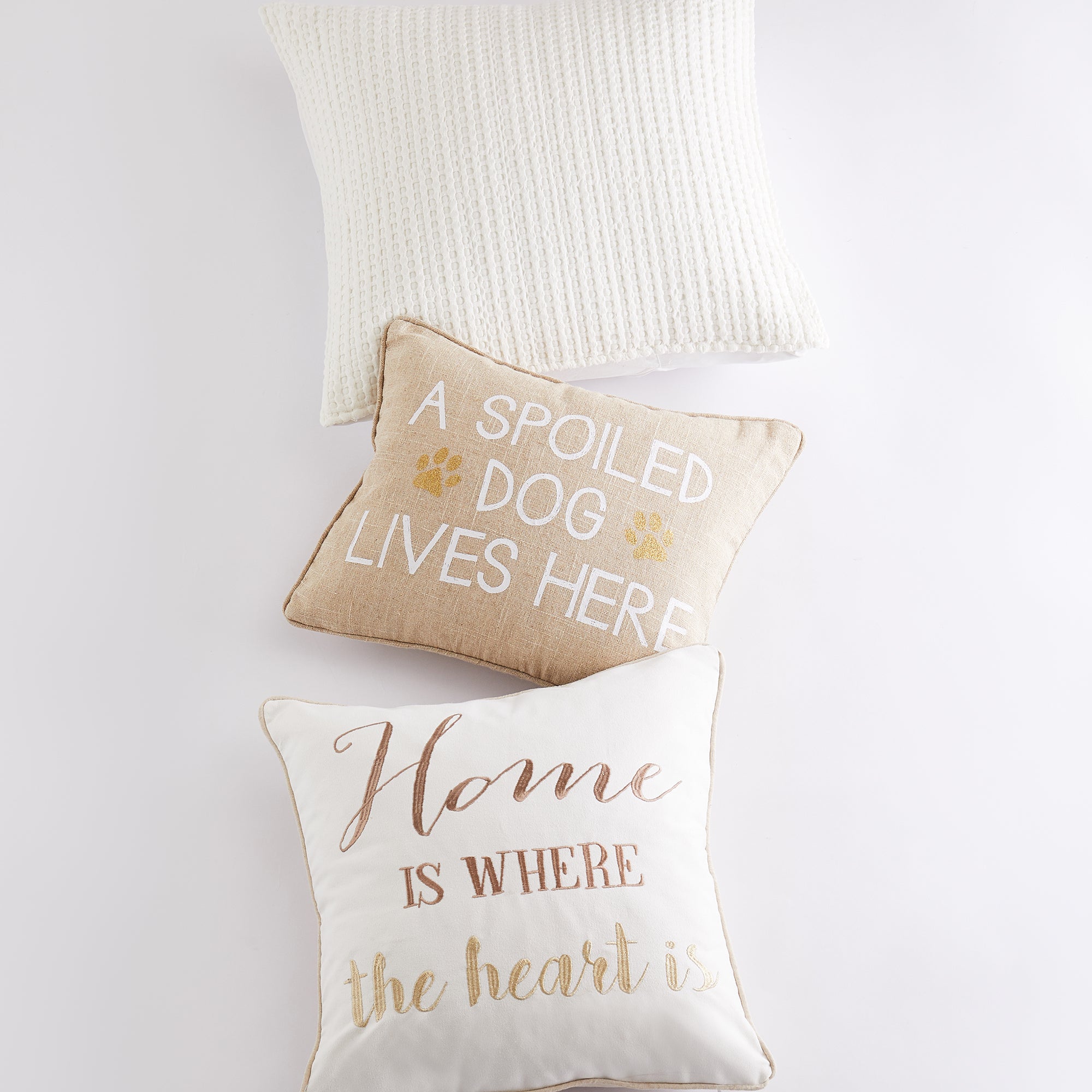 Angelica Linen Home Heart Tassel Pillow
