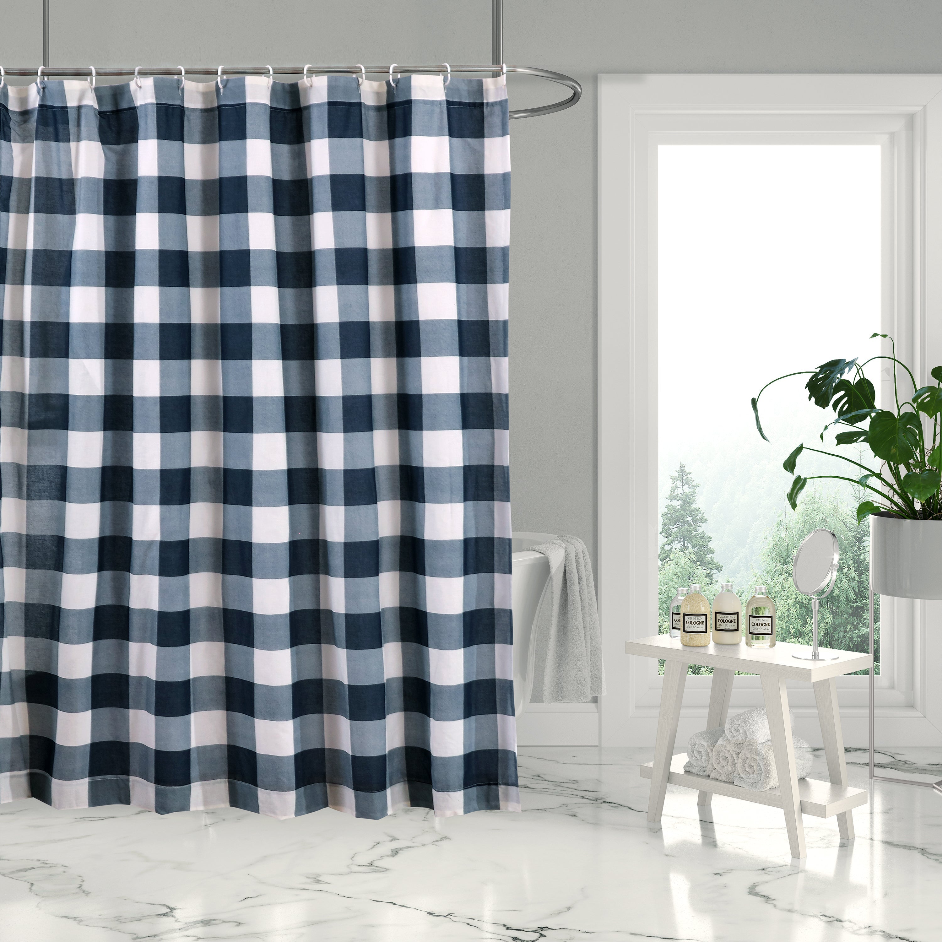 Camden Navy Shower Curtain