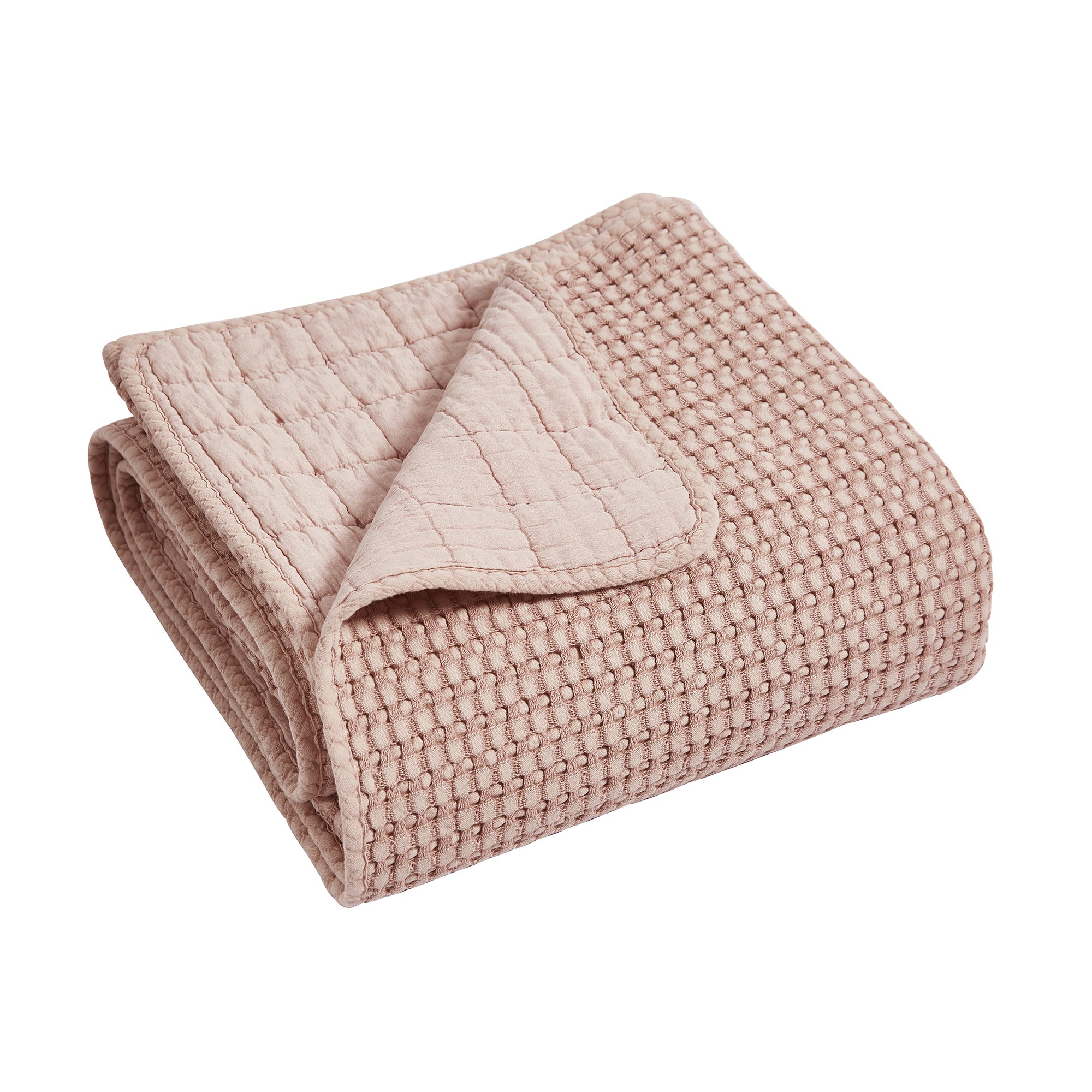 Mills Waffle Quilted Throw