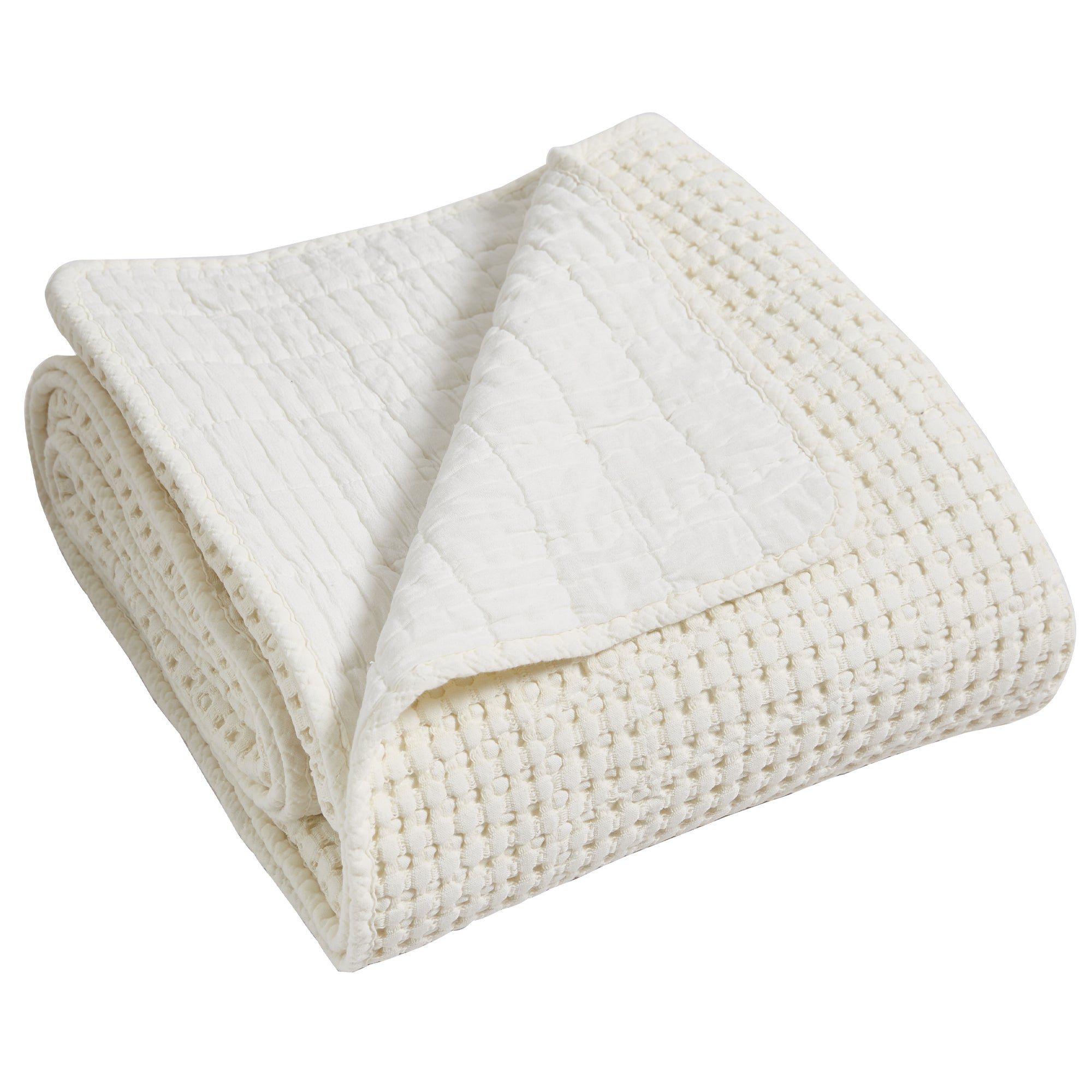 Mills Waffle Quilted Throw