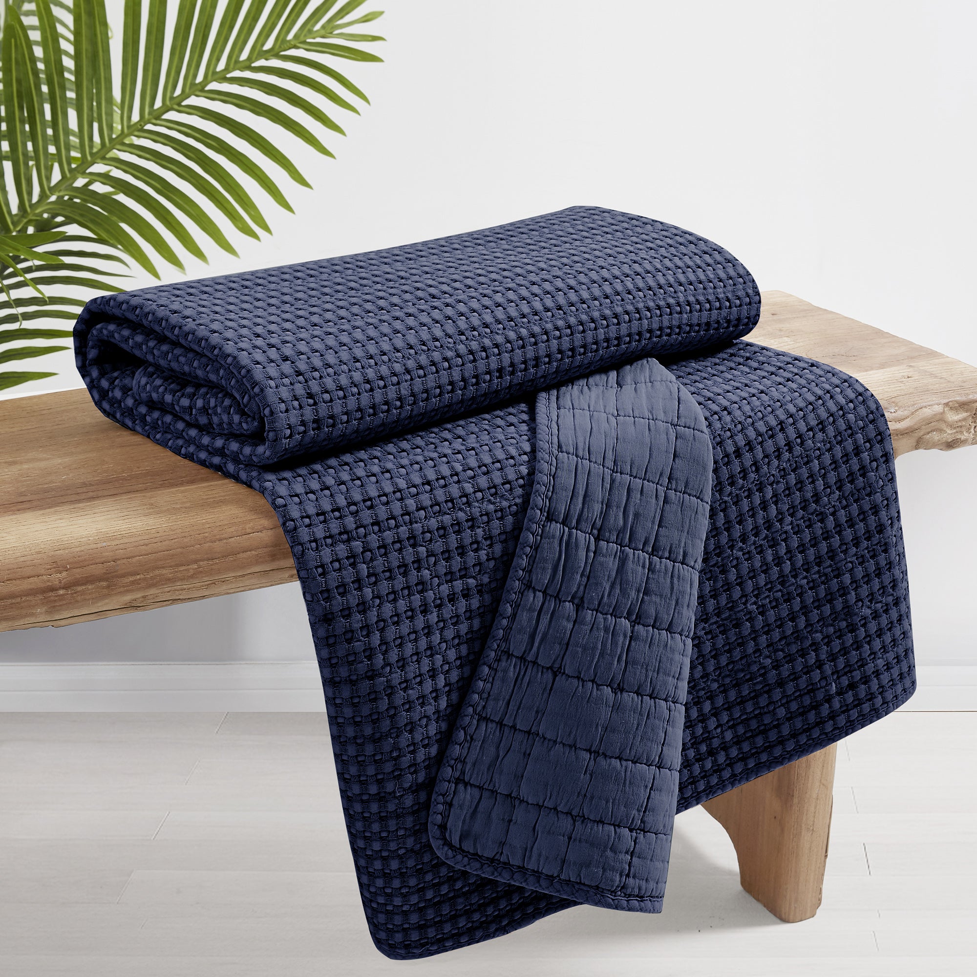 Mills Waffle Quilted Throw