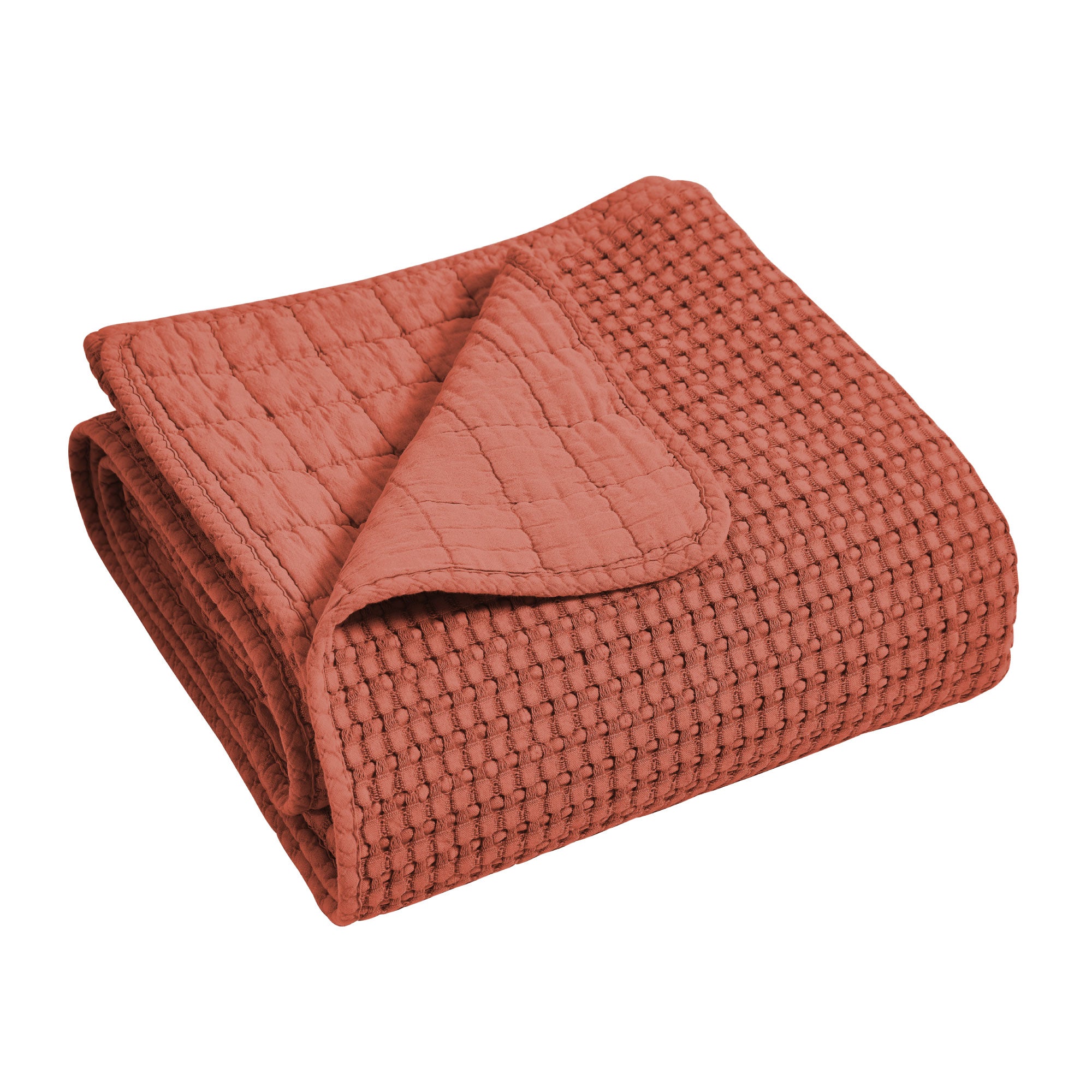 Mills Waffle Quilted Throw