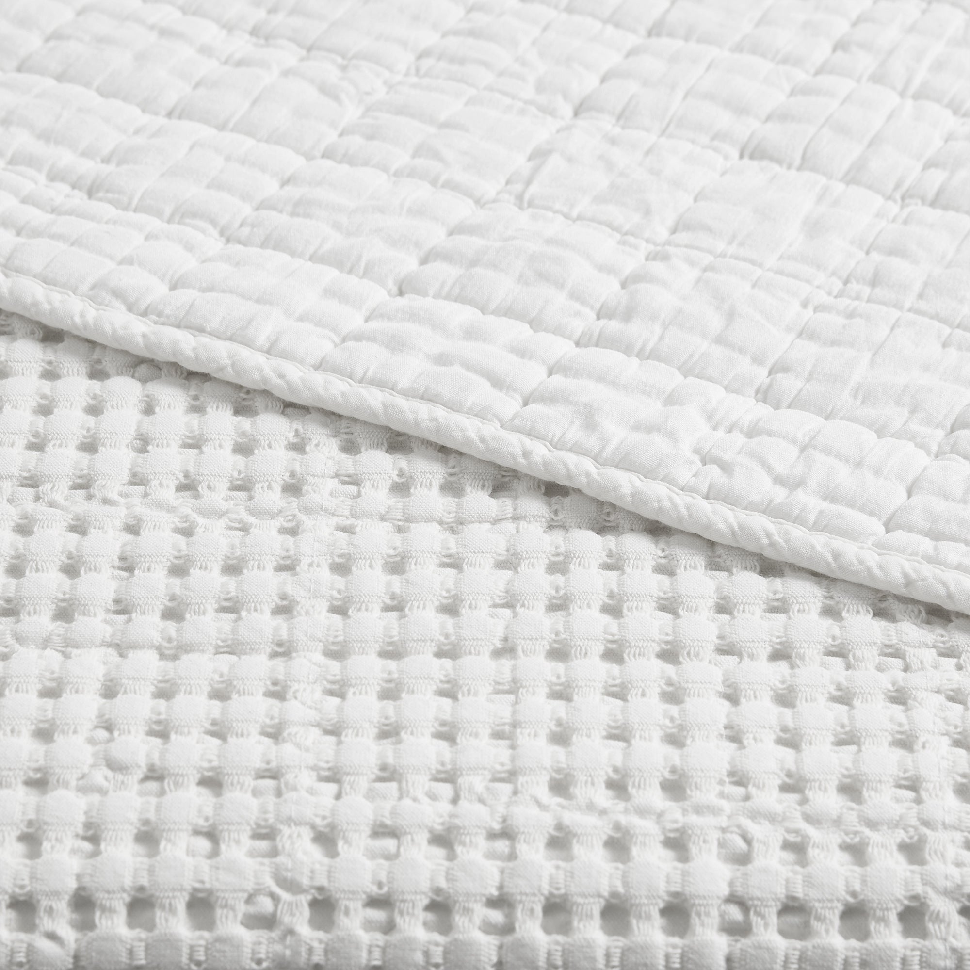 Mills Waffle Quilted Throw