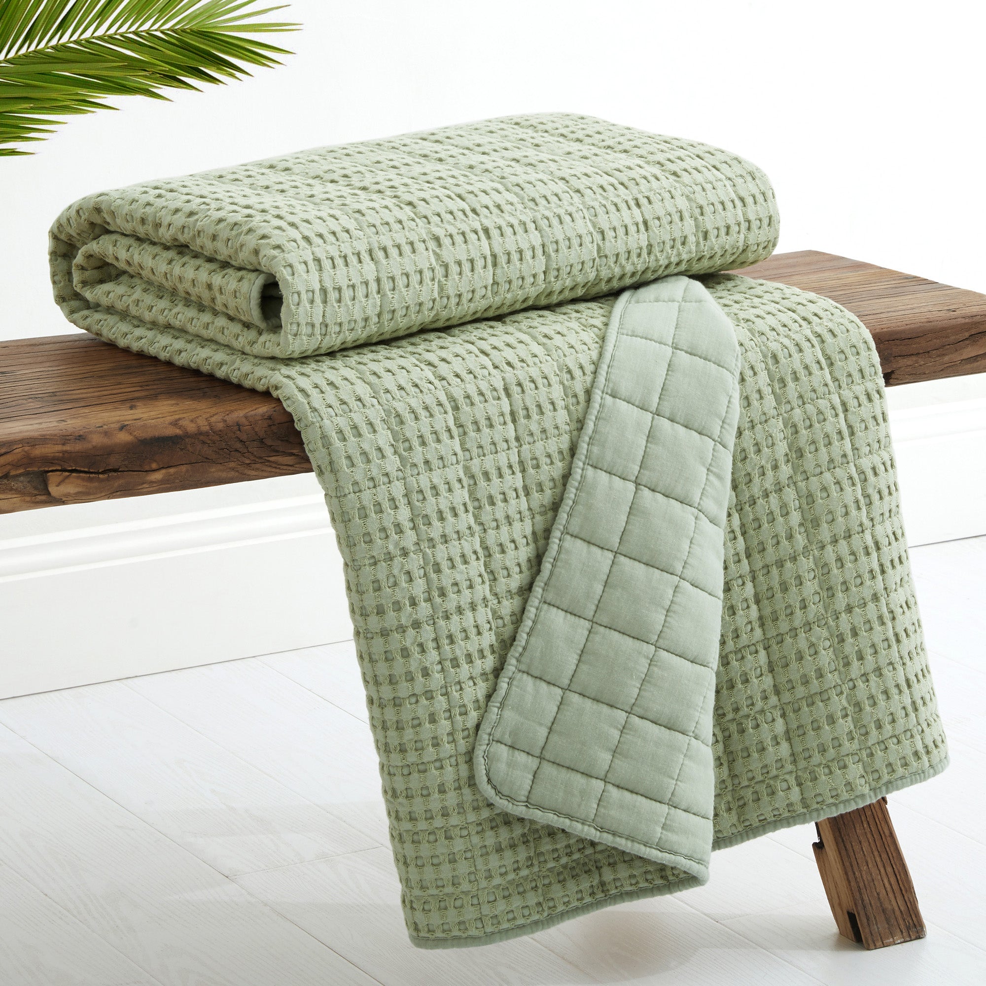 Mills Waffle Quilted Throw