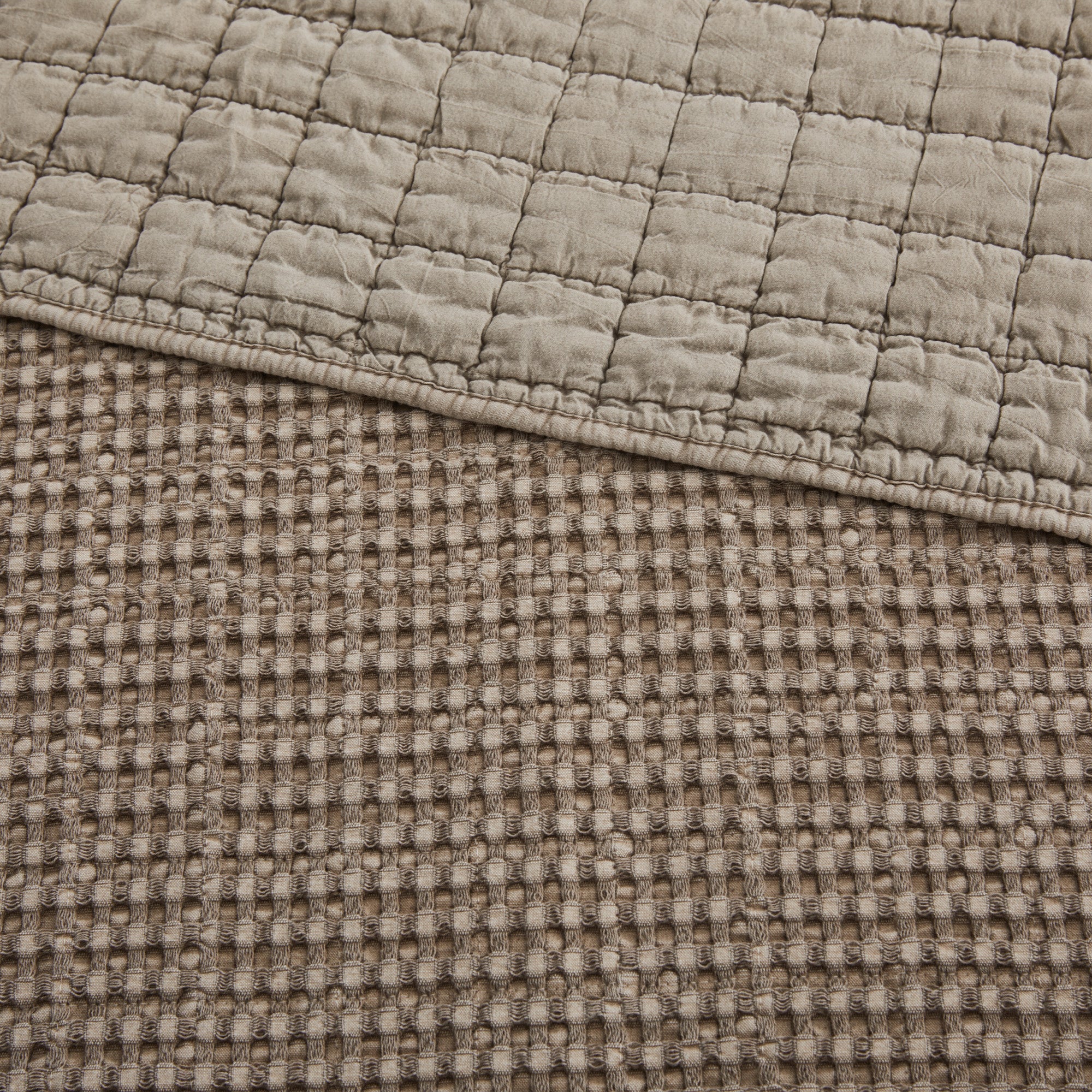 Mills Waffle Quilted Throw