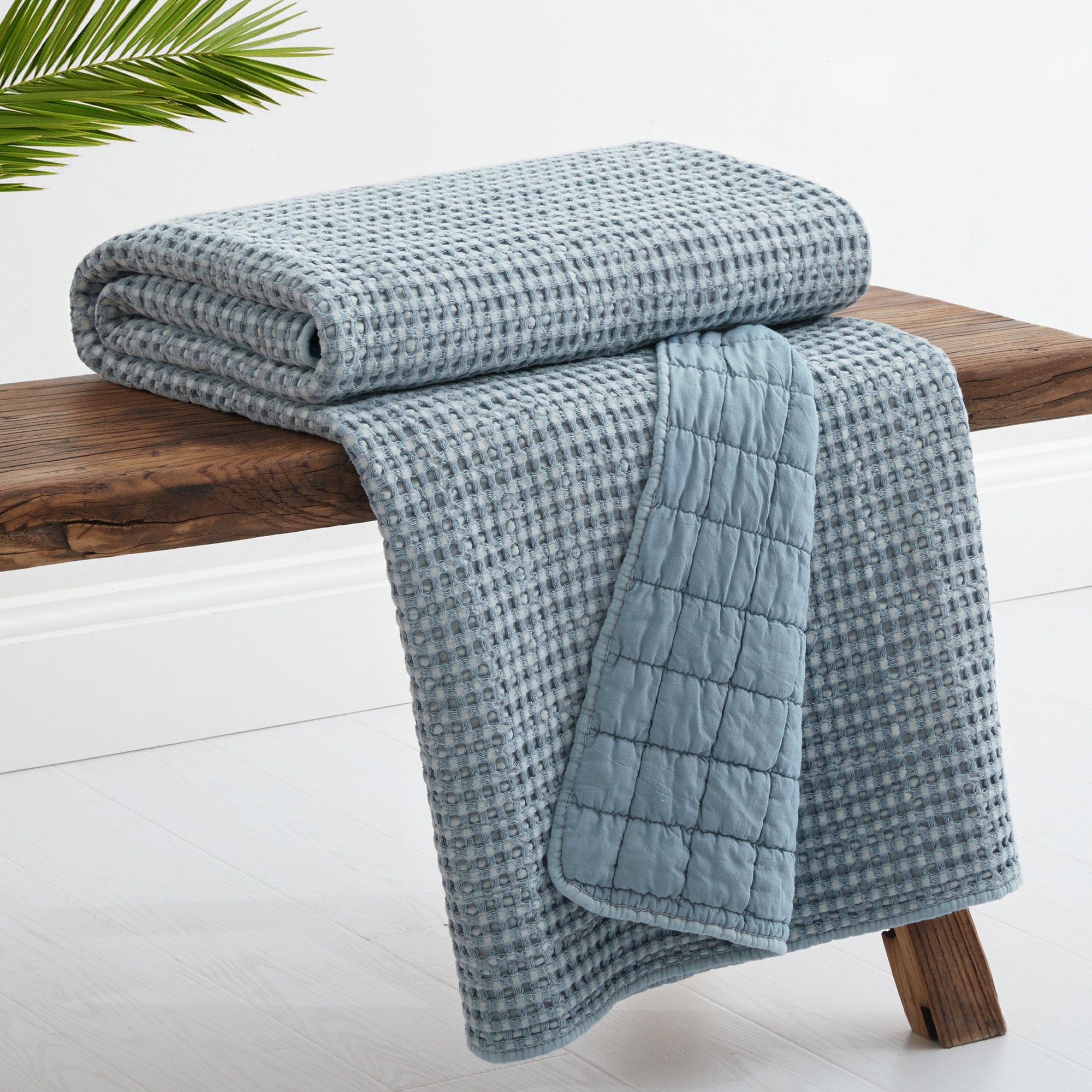 Mills Waffle Quilted Throw