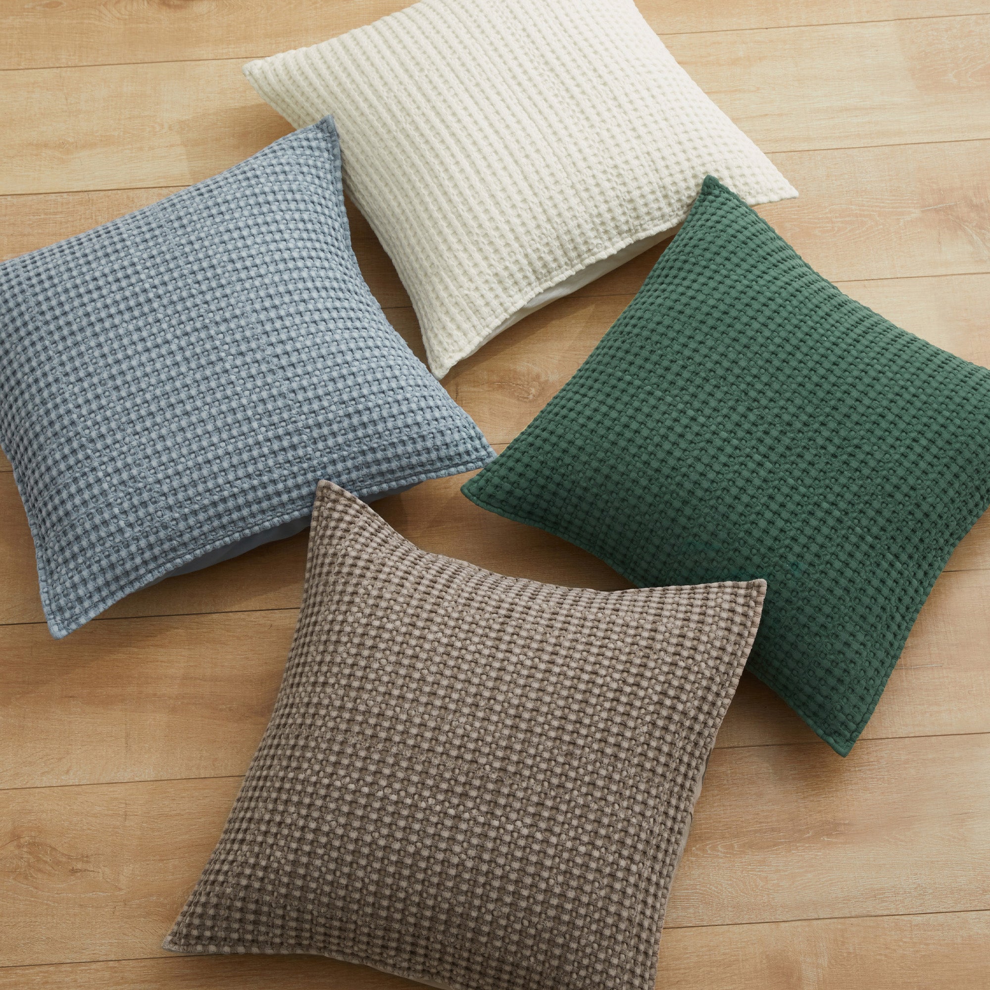 Mills Waffle Square Pillow