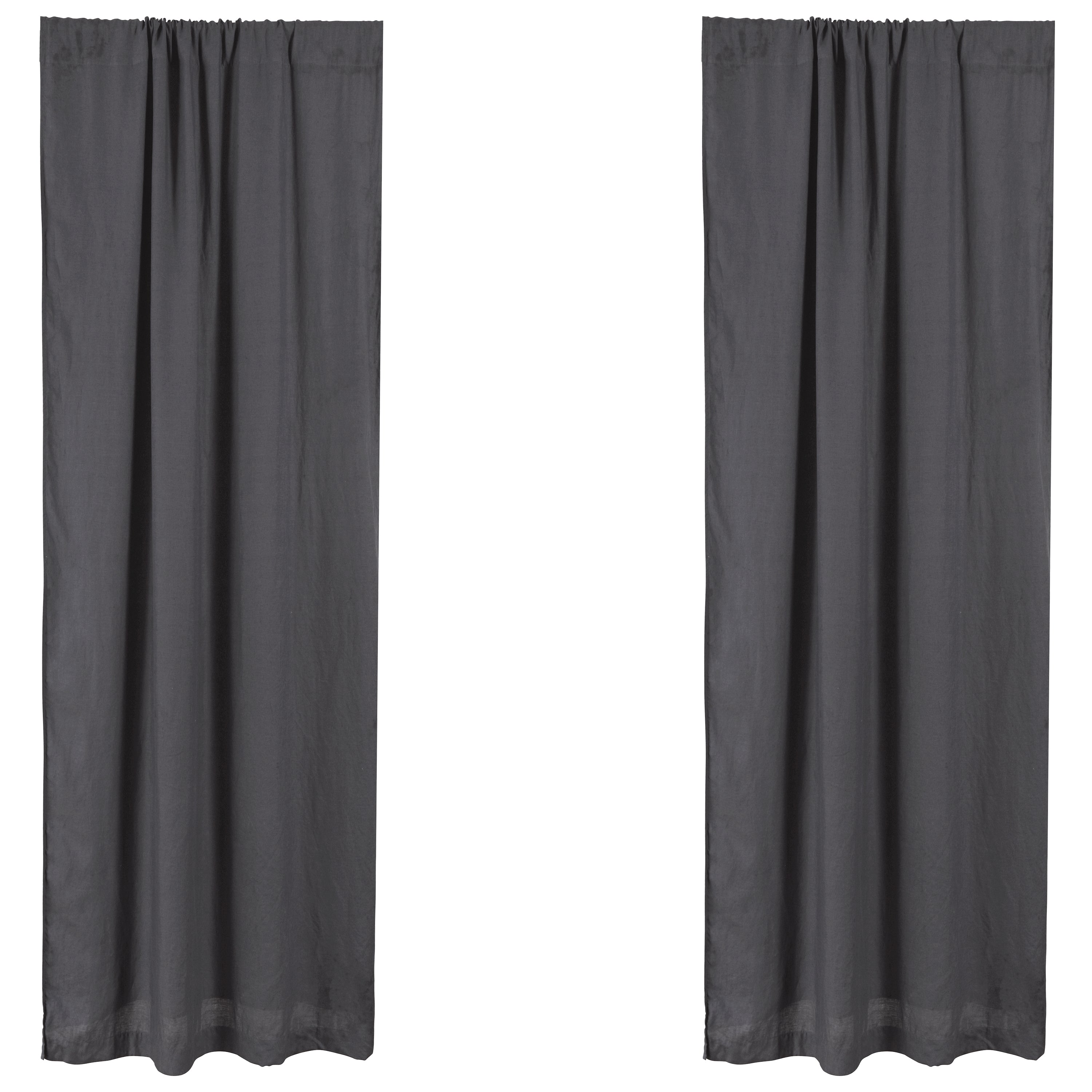 Washed Linen Drape Panel - Set of 2