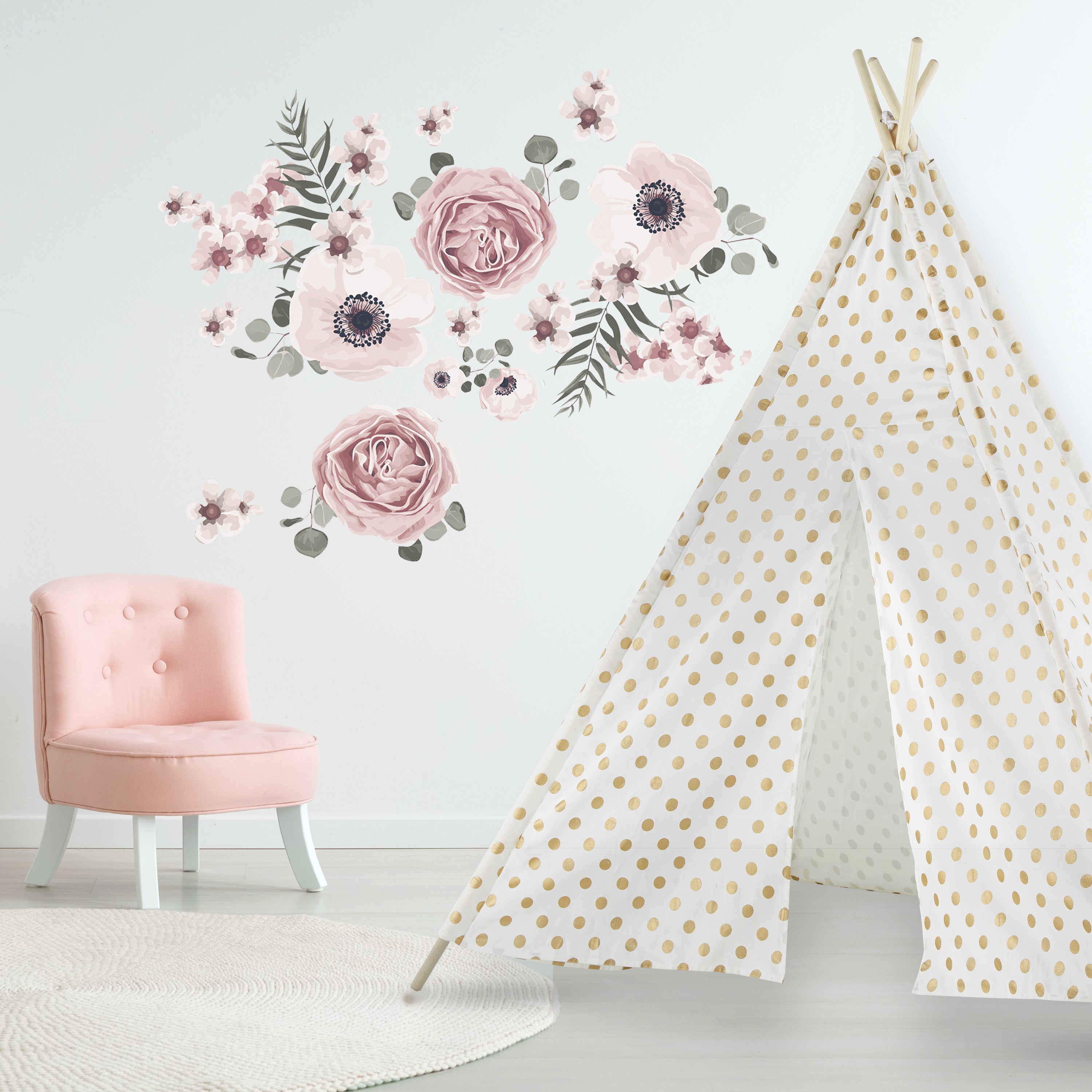 Fiori Nursery Wall Decals