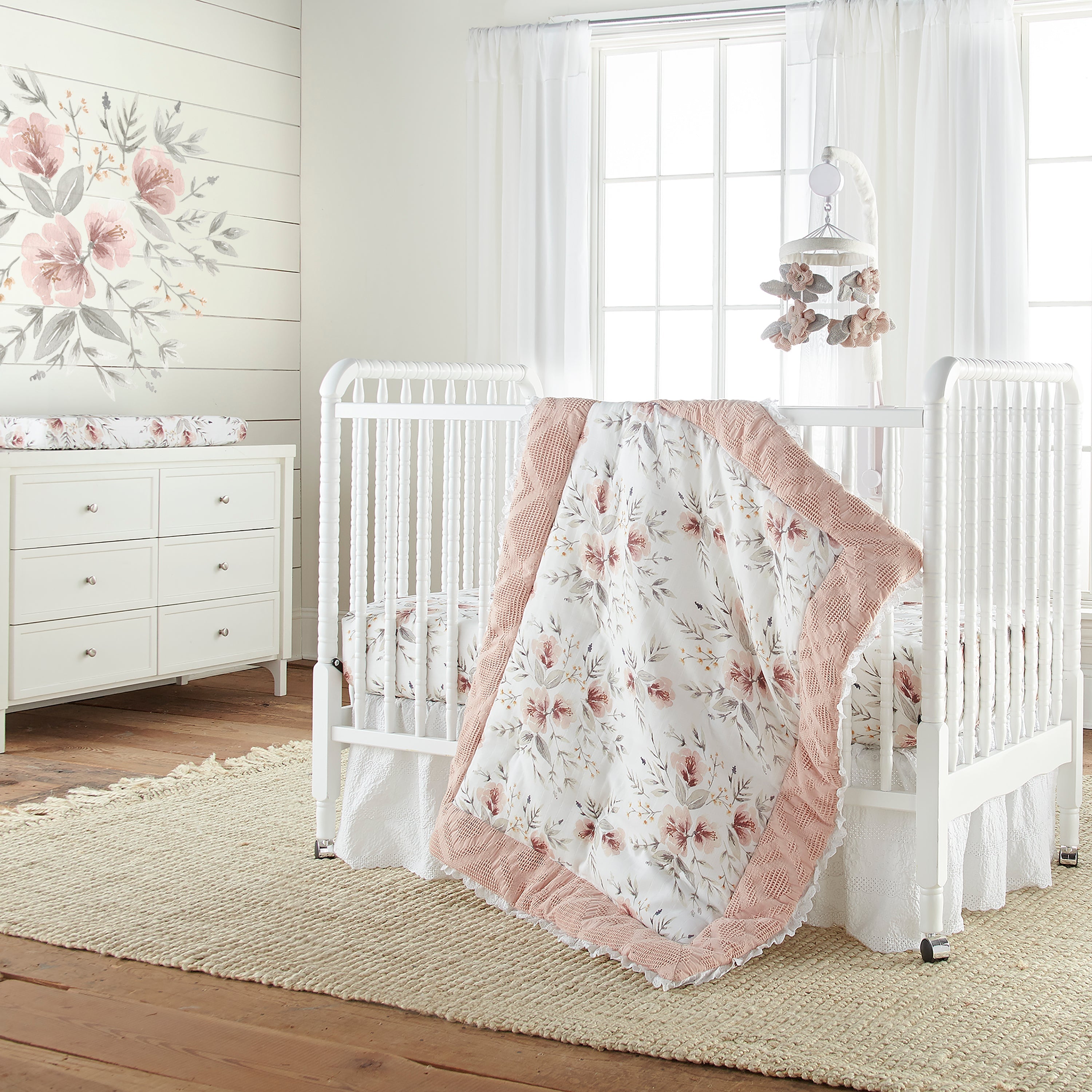 Adeline 4PC Crib Bedding Set