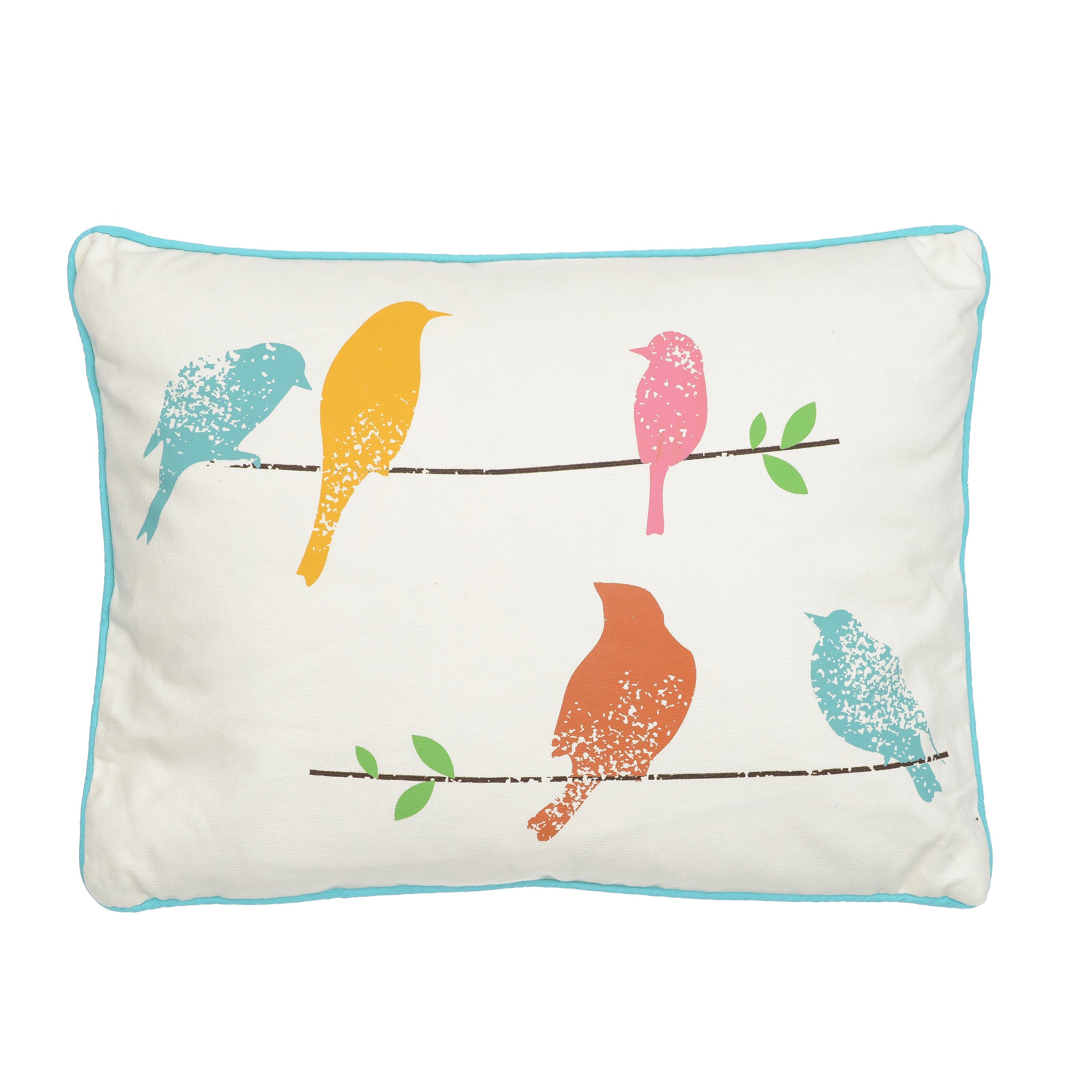 Ashbury Spring Birds Pillow