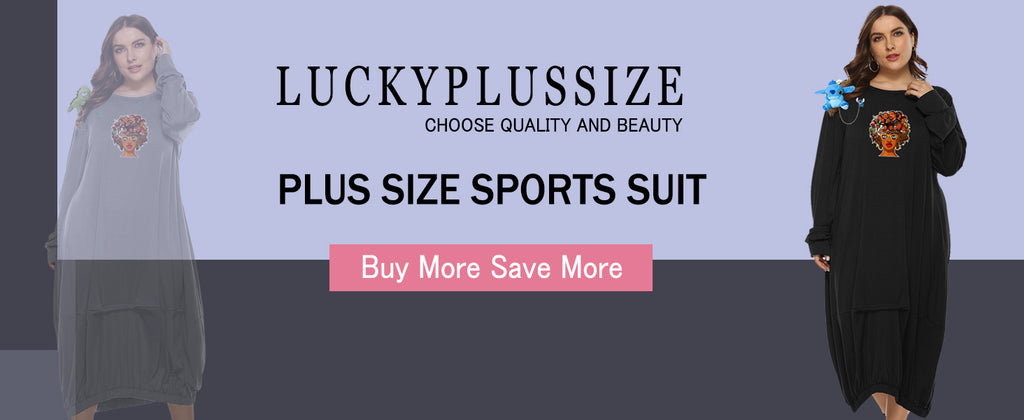 Women Plus Size Jogging Clothing Matching Sports Suit